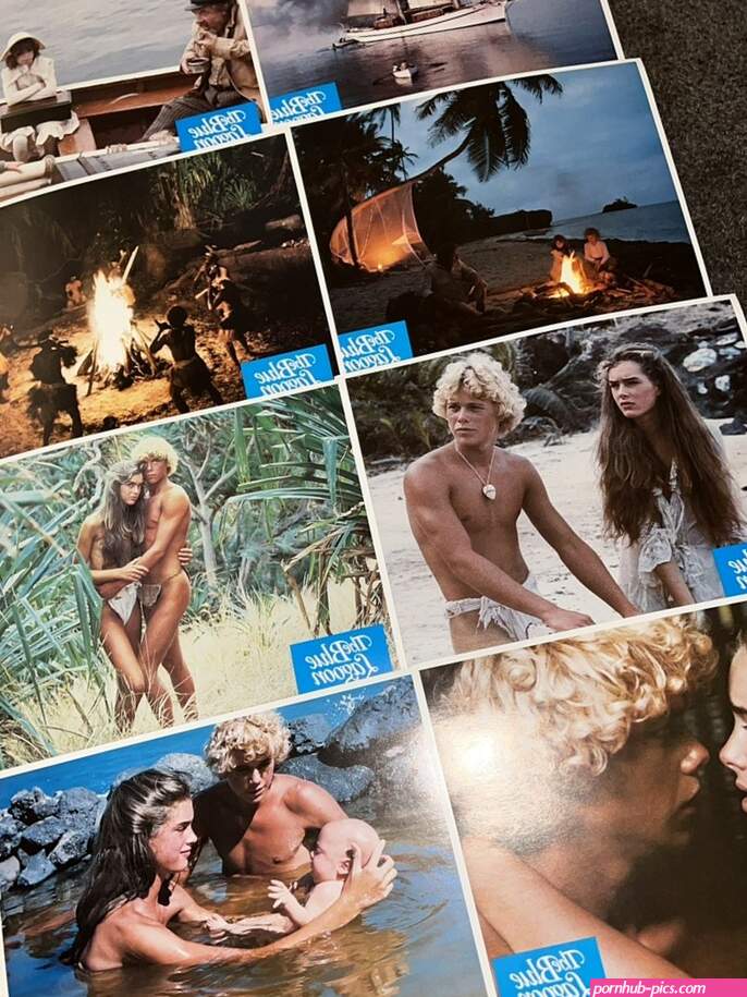 BROOKE SHIELDS MOVIE POSTER LOBBY CARD SETS THE BLUE LAGOON SAHARA PRETTY BABY