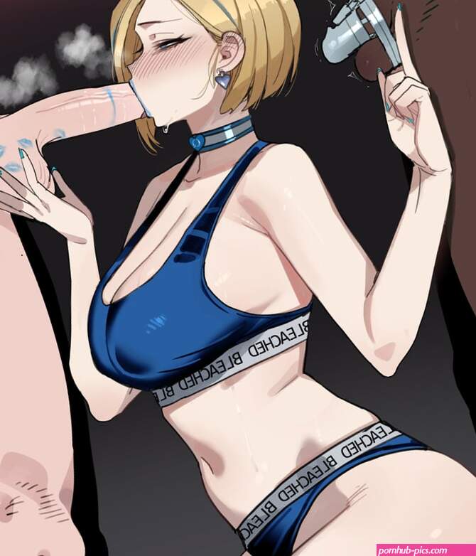 Blue Lipstick Mark On Penis Porn