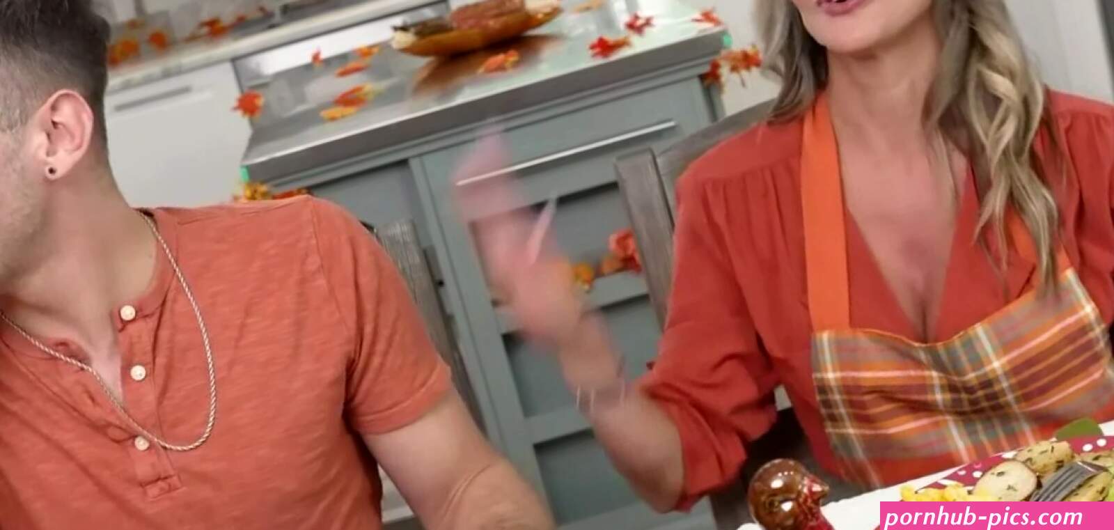 Busty stepmom finally fucks her stepson