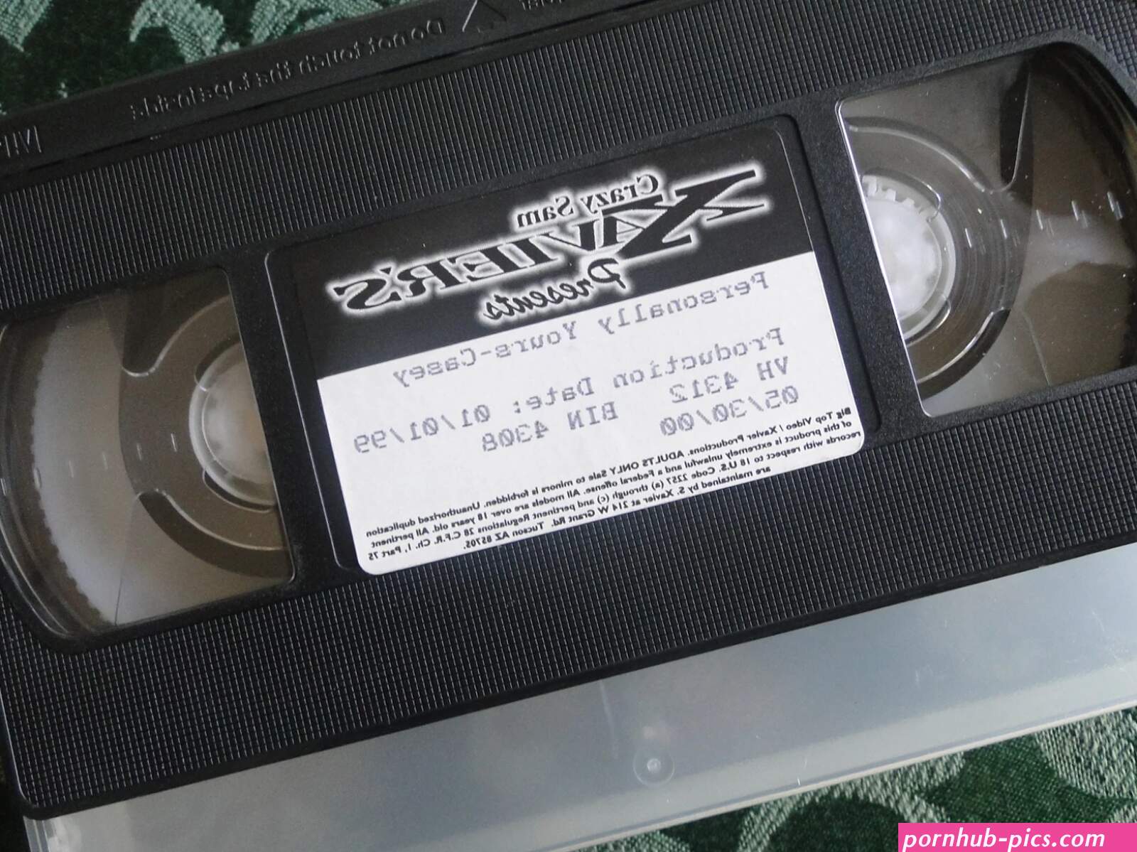 Vintage Adult XXX VHS Porn Tape X-Rated Crazy Sam Xavier Personally Yo