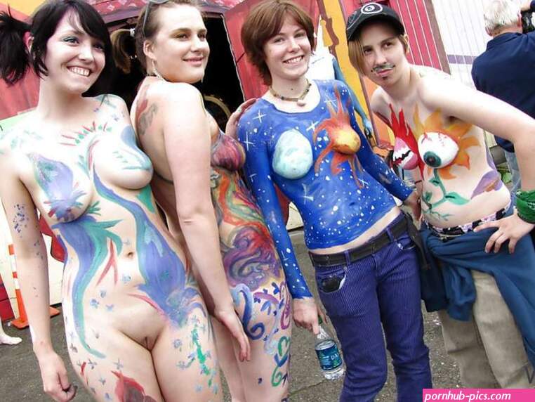 Crazy women outdoors