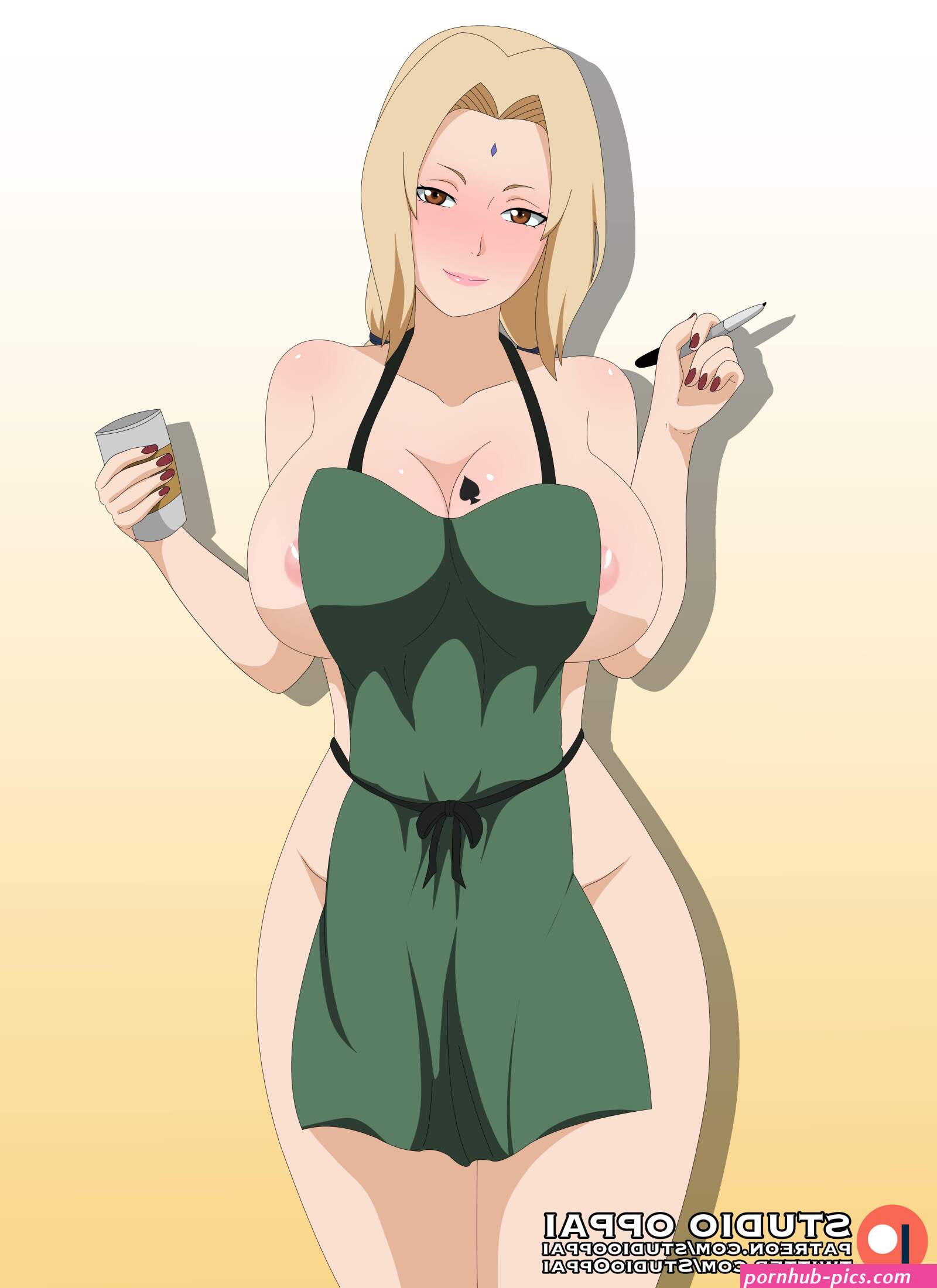 hinata and tsunade boobs