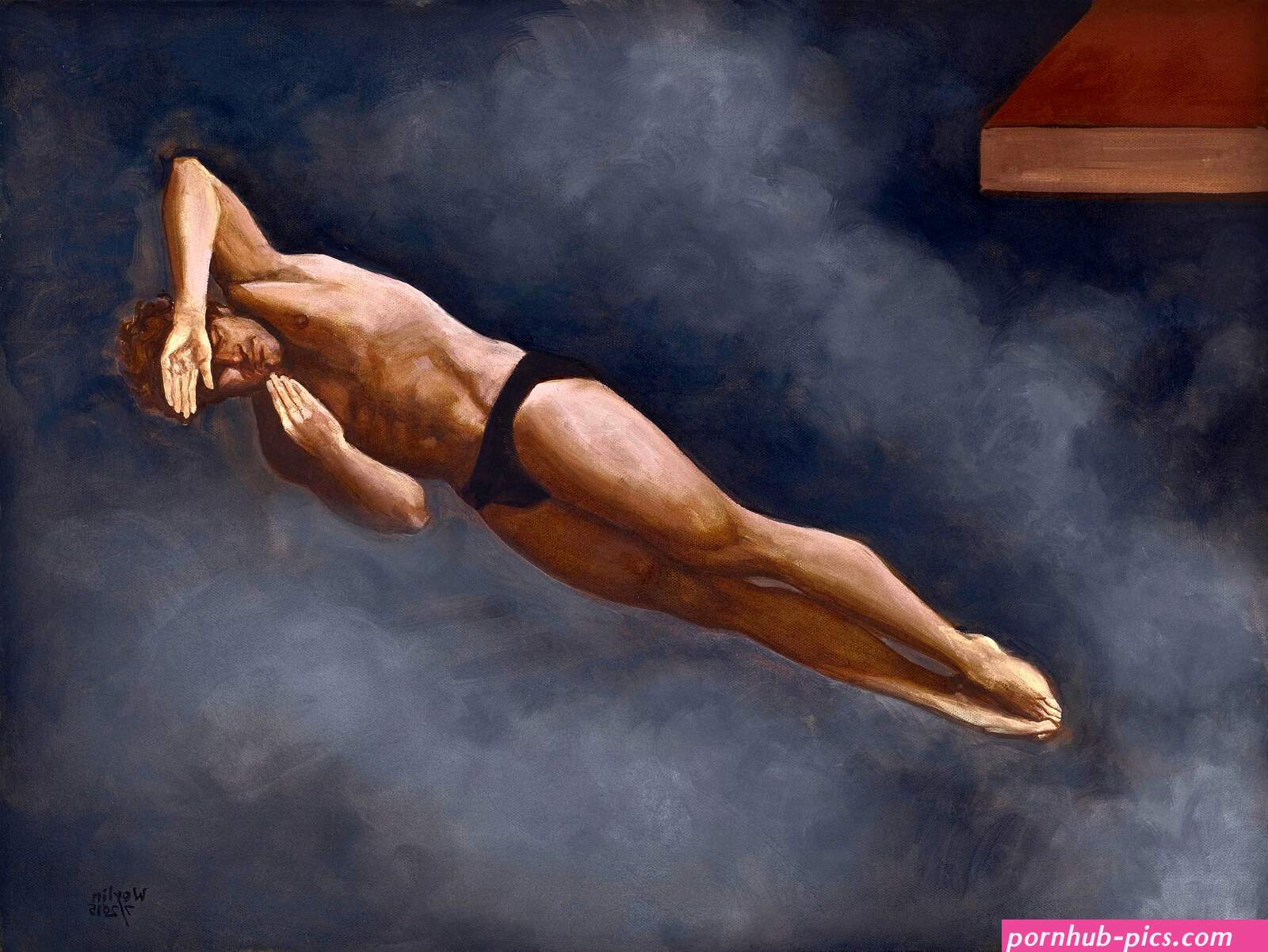 diver nude
