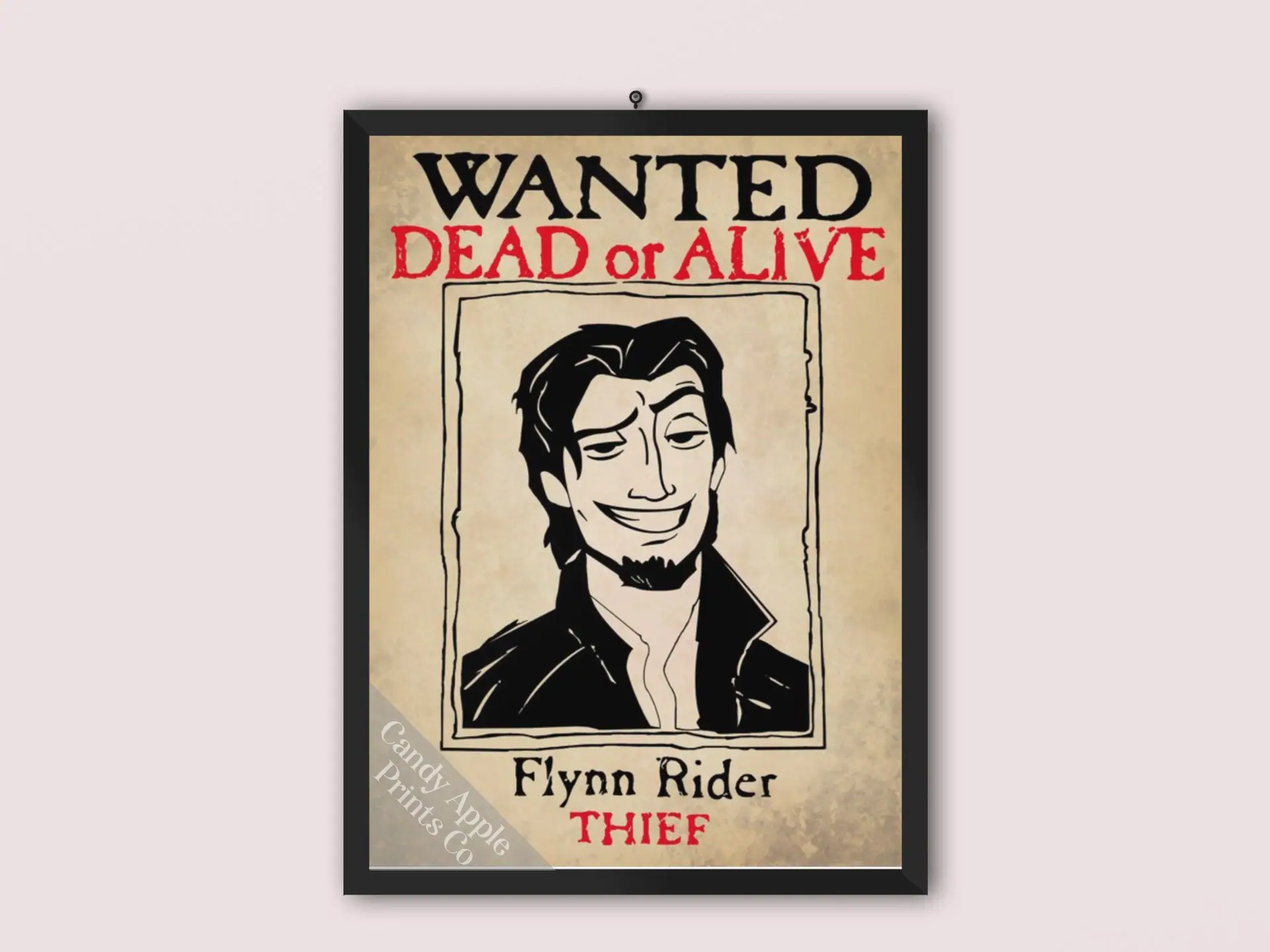 flynn rider wanted poster