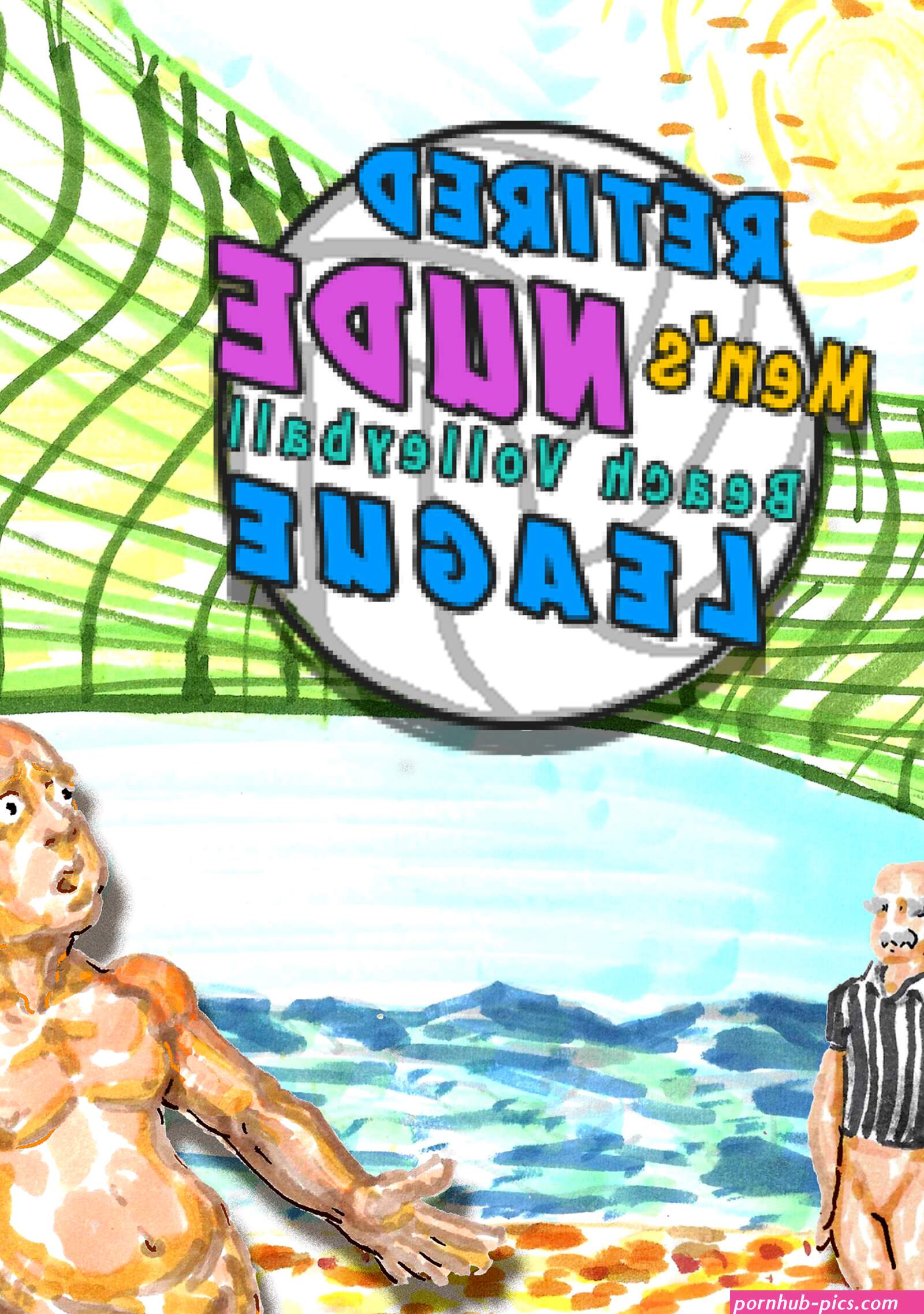 Retired Mens Nude Beach Volleyball League