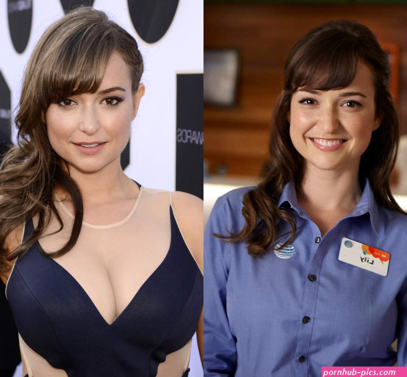 Milana Vayntrub a.k.a. Lily from AT&T