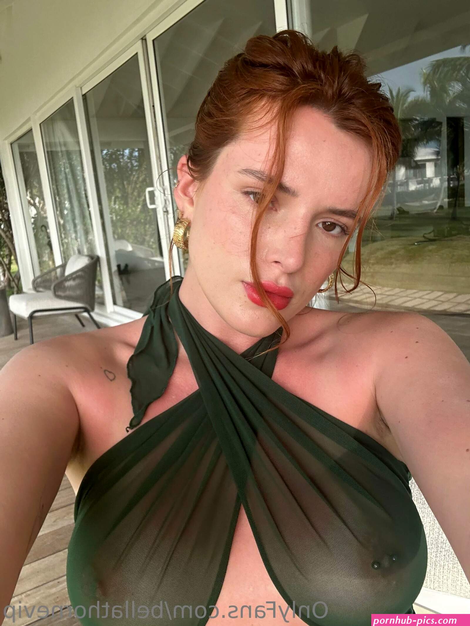 Bella Thorne See Through Dress Tits Photos