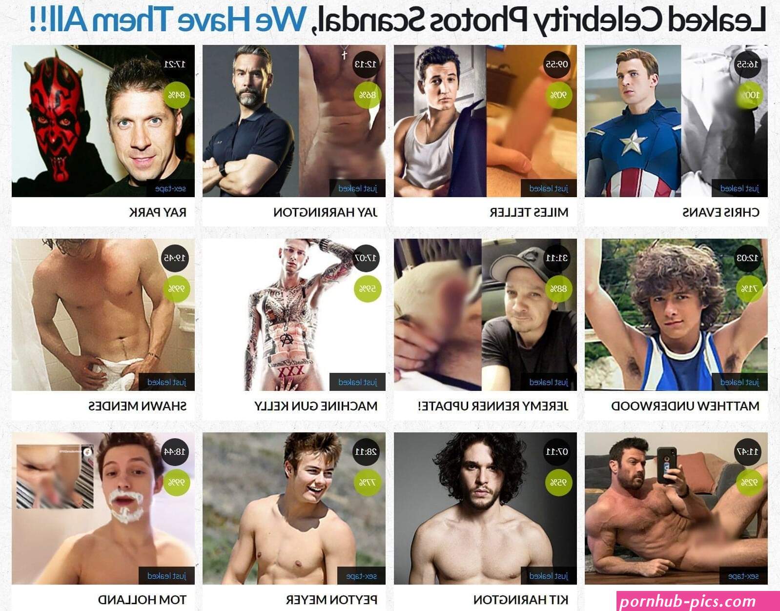 Male Celebrity Sex Tapes