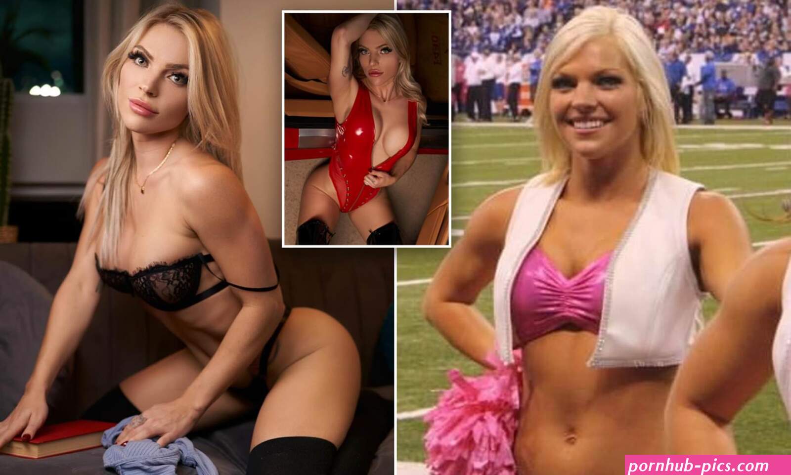 NFL cheerleader claims she was FIRED after her nude OnlyFans photos were leaked on Reddit