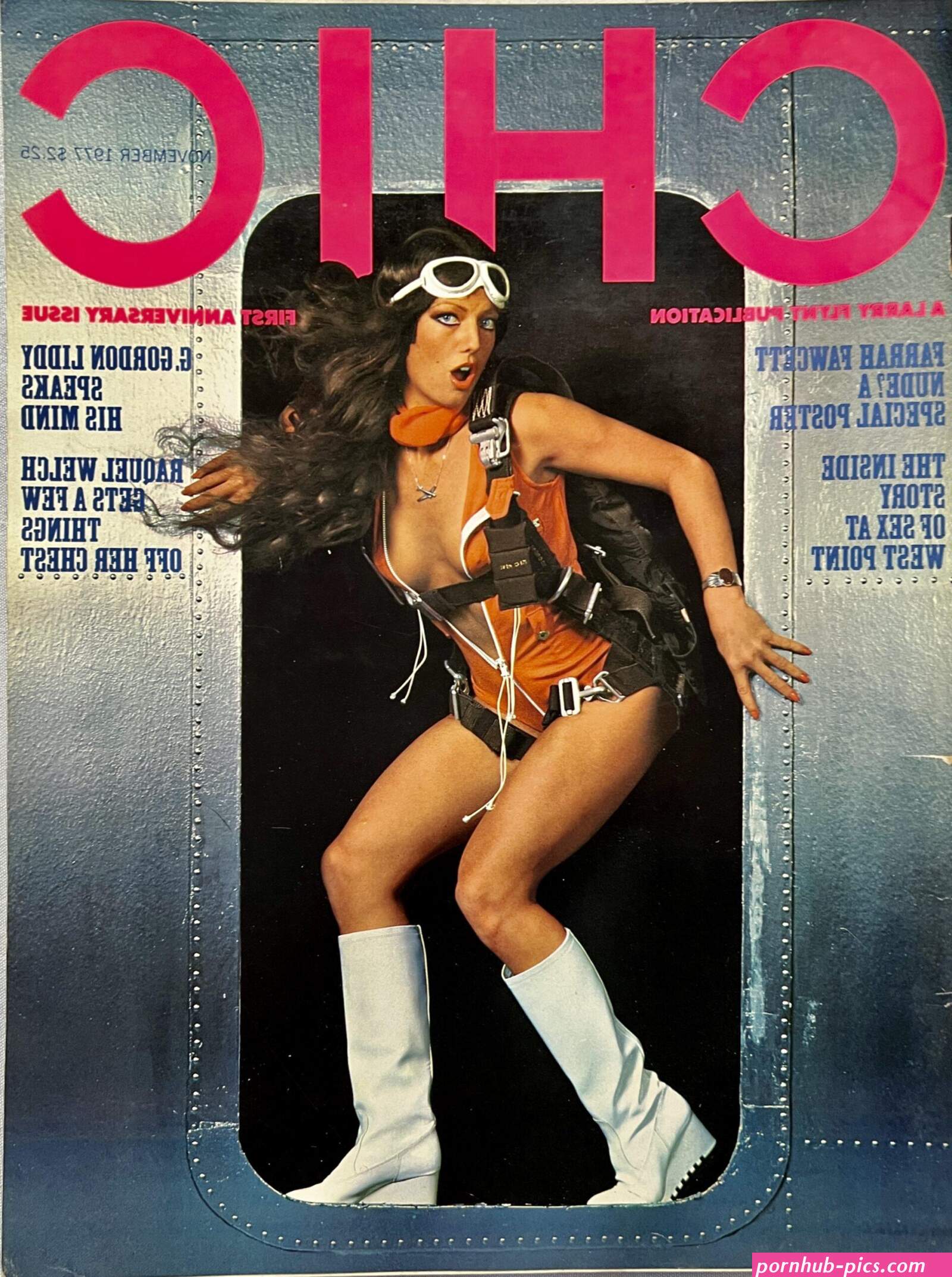 Chic November 1977 Farrah Fawcett Nude
