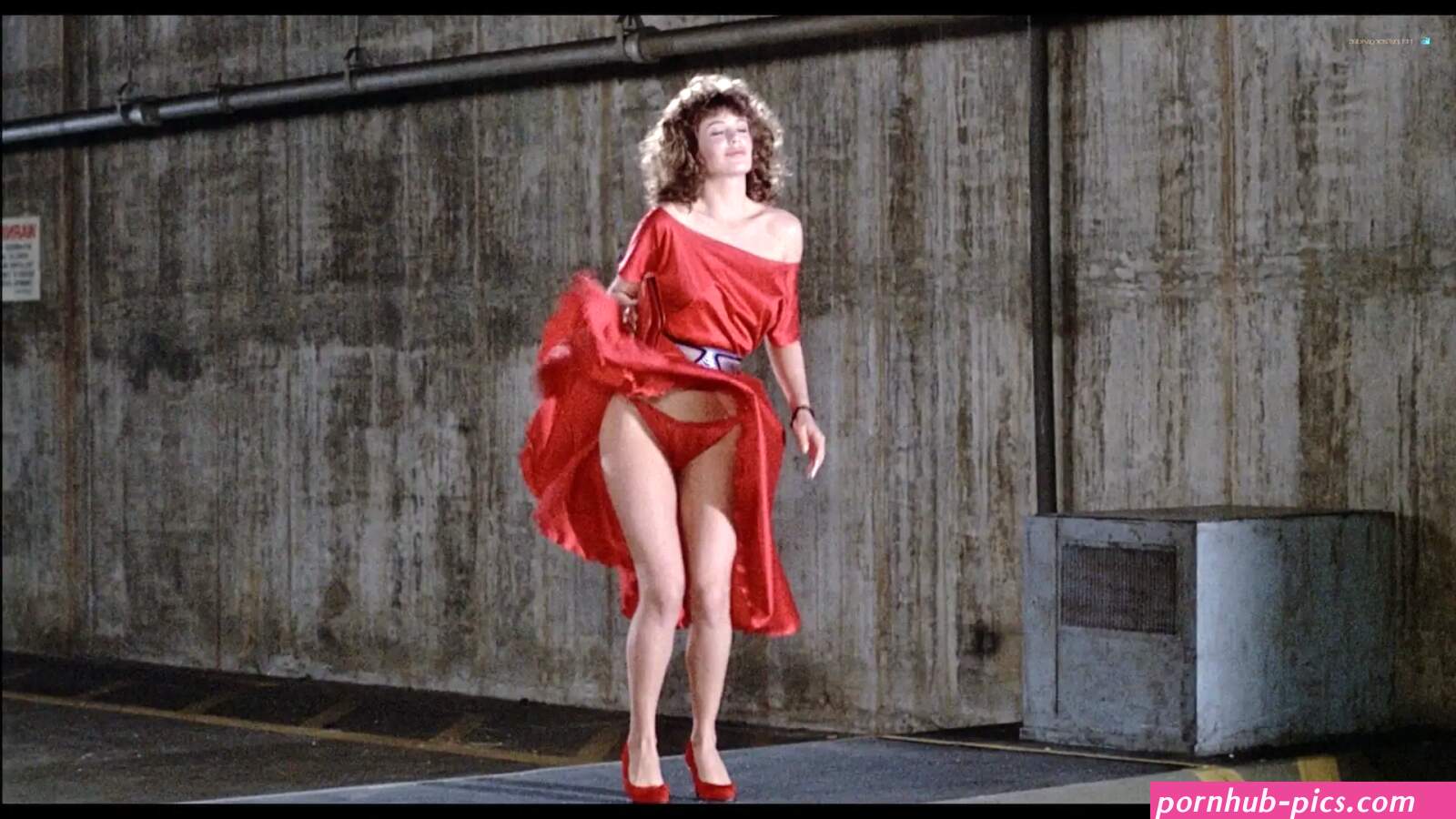 Kelly LeBrock nude brief topless and bush