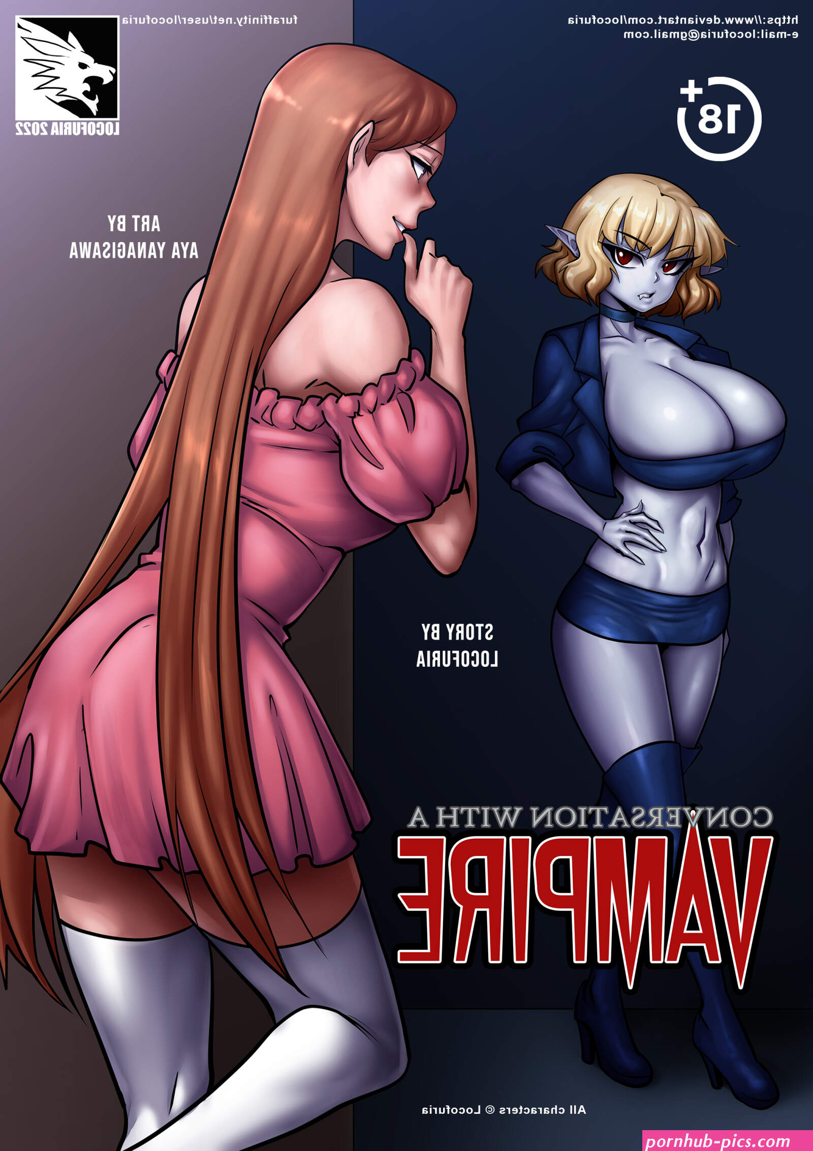 Conversation with a Vampire by locofuria -- Fur Affinity dot net