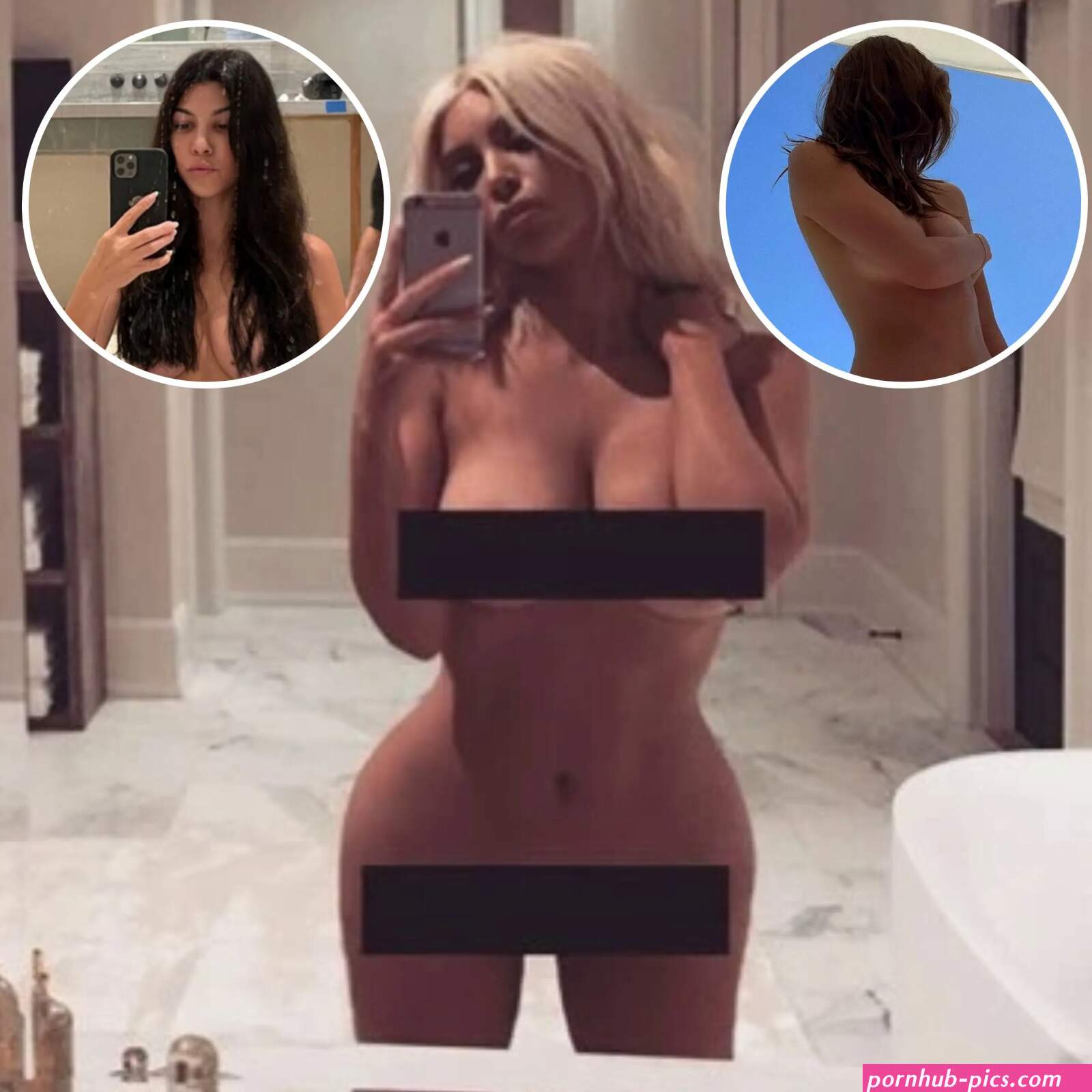 Kardashian-Jenner Womens Sexiest Nude Pictures: Topless More