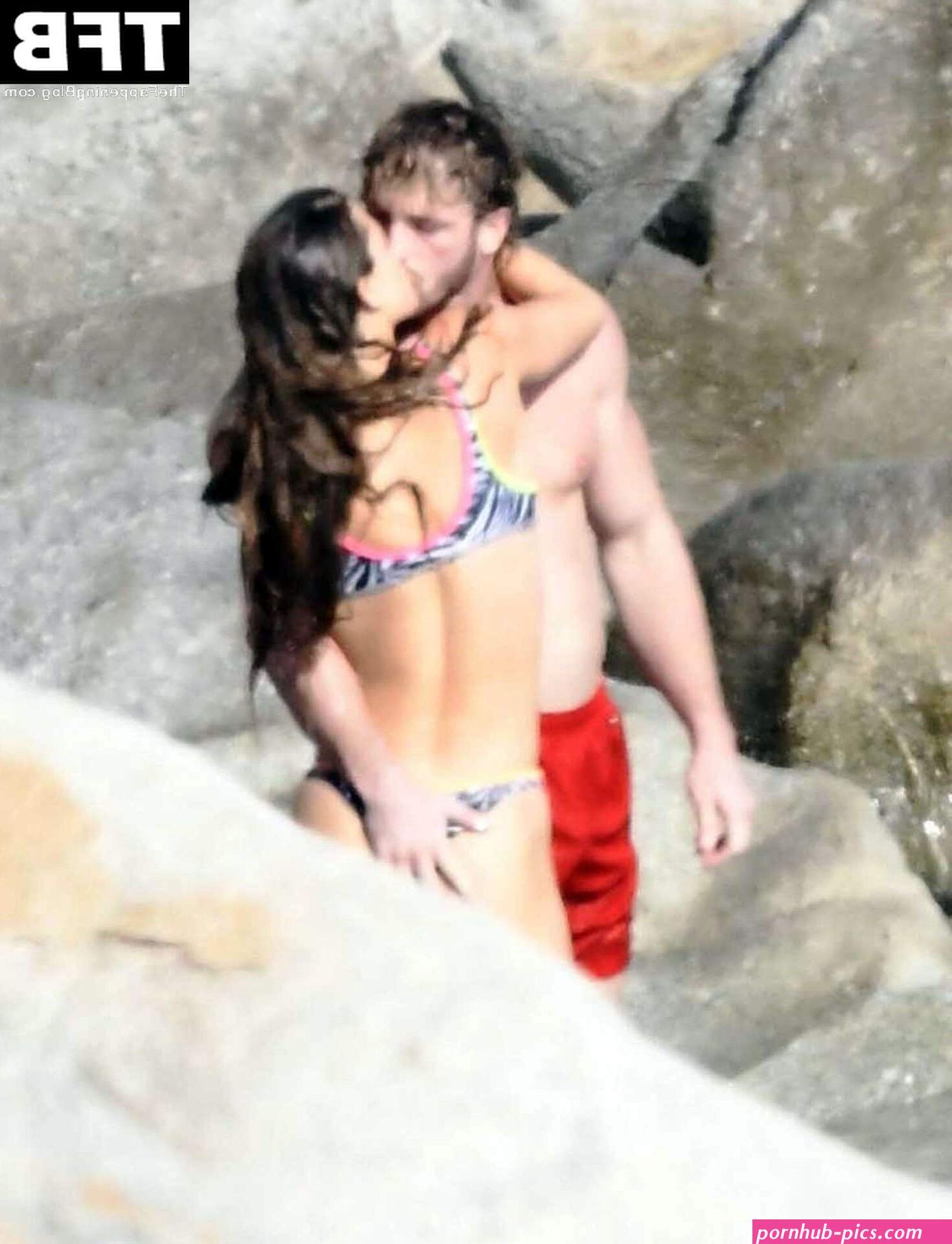 Nina Agdal Logan Paul Enjoy a Day Snorkeling at the Beach in Mykonos 107 Photos