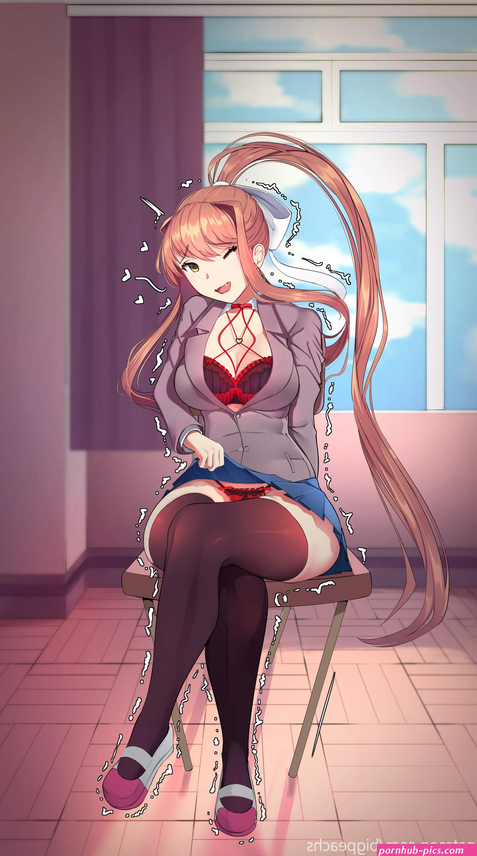 Post 4654863: DokiDokiLiteratureClub Monika Puririn