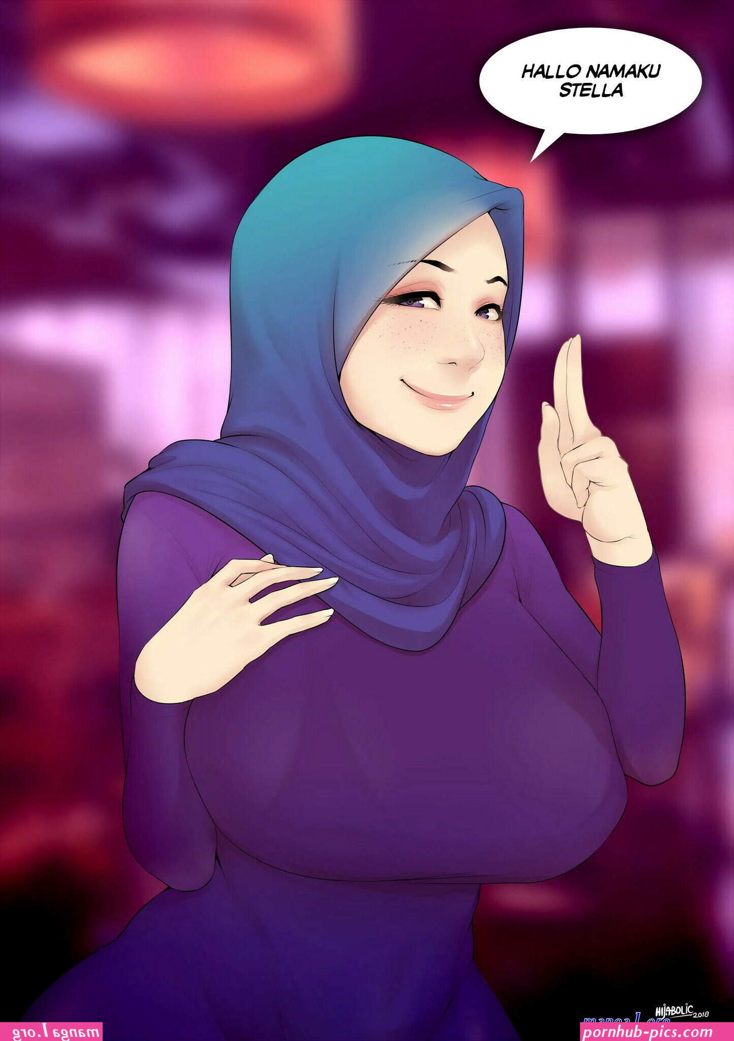 Komik hijab toket gede