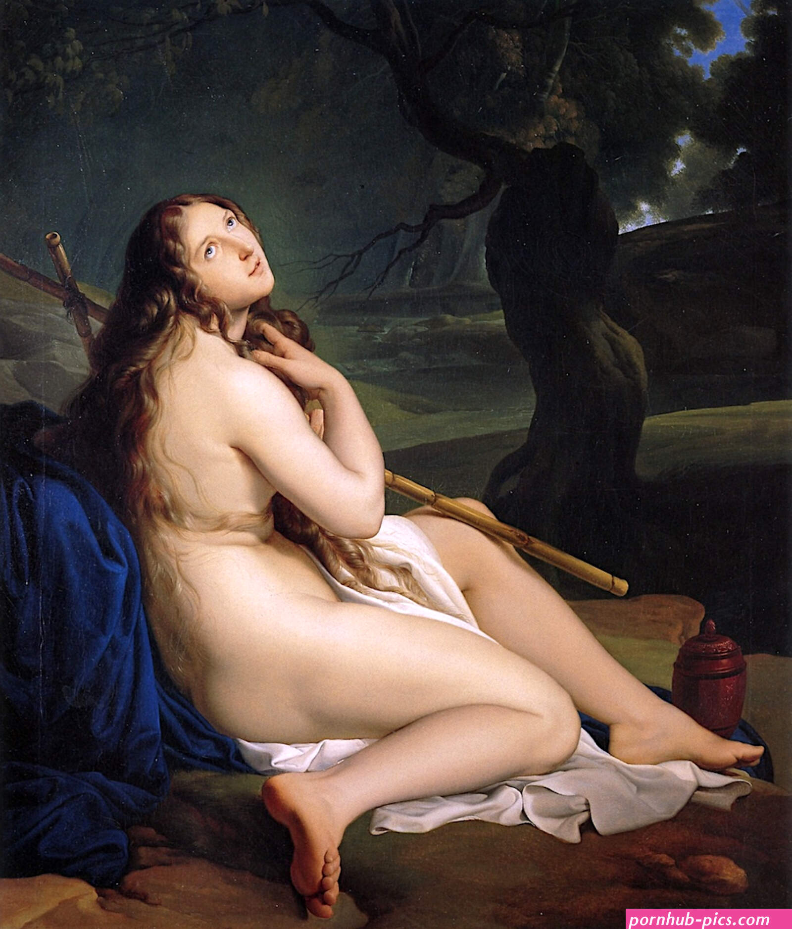 Holy Mary Magdalene in the desert 1825 113132 cm by Francesco Ayets: History Analysis Facts