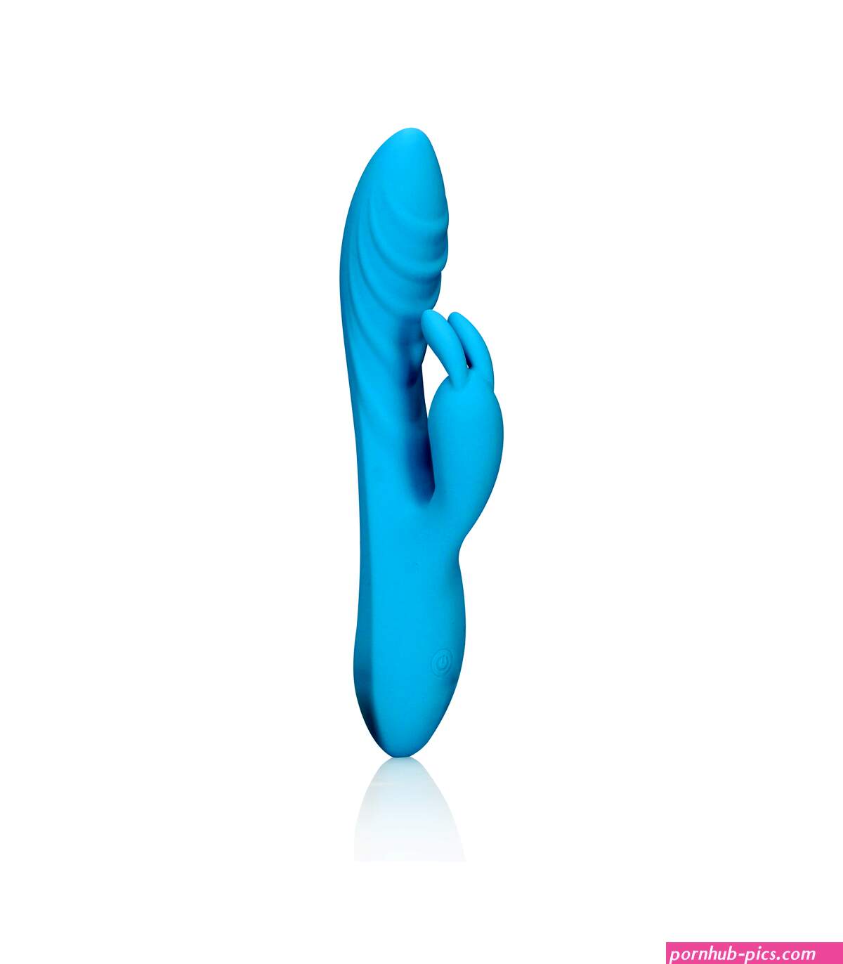ULTRA SOFT SILICONE STRETCH BUNNY VIBRATOR USB BLUE