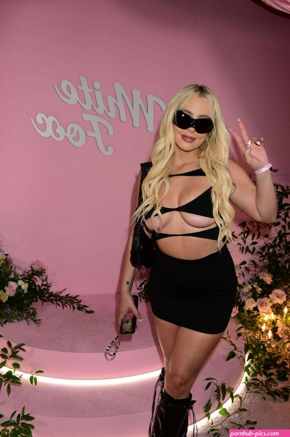Tana Mongeau Tits in a Sexy Dress