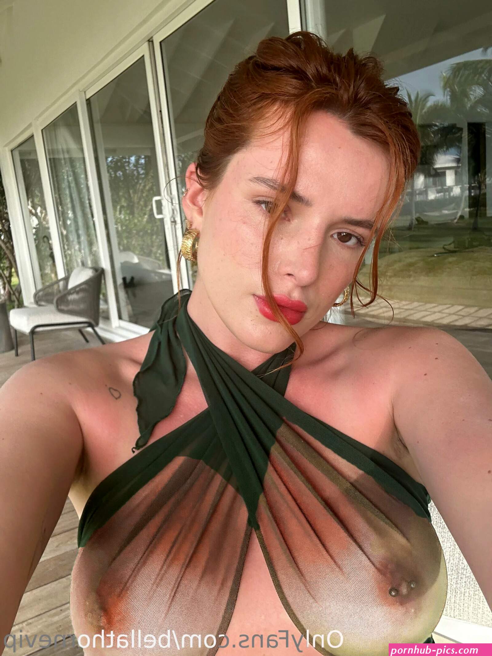 Bella Thorne See Through Dress Tits Photos