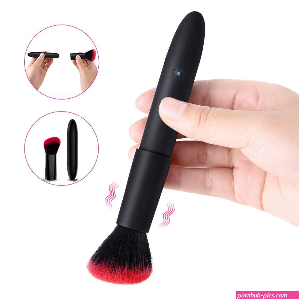 Silicone Vibrator AV Magic Wand Vagina Clitoris Breast Massager Stimulator Makeup Brush Masturbation Adult Sex Toys