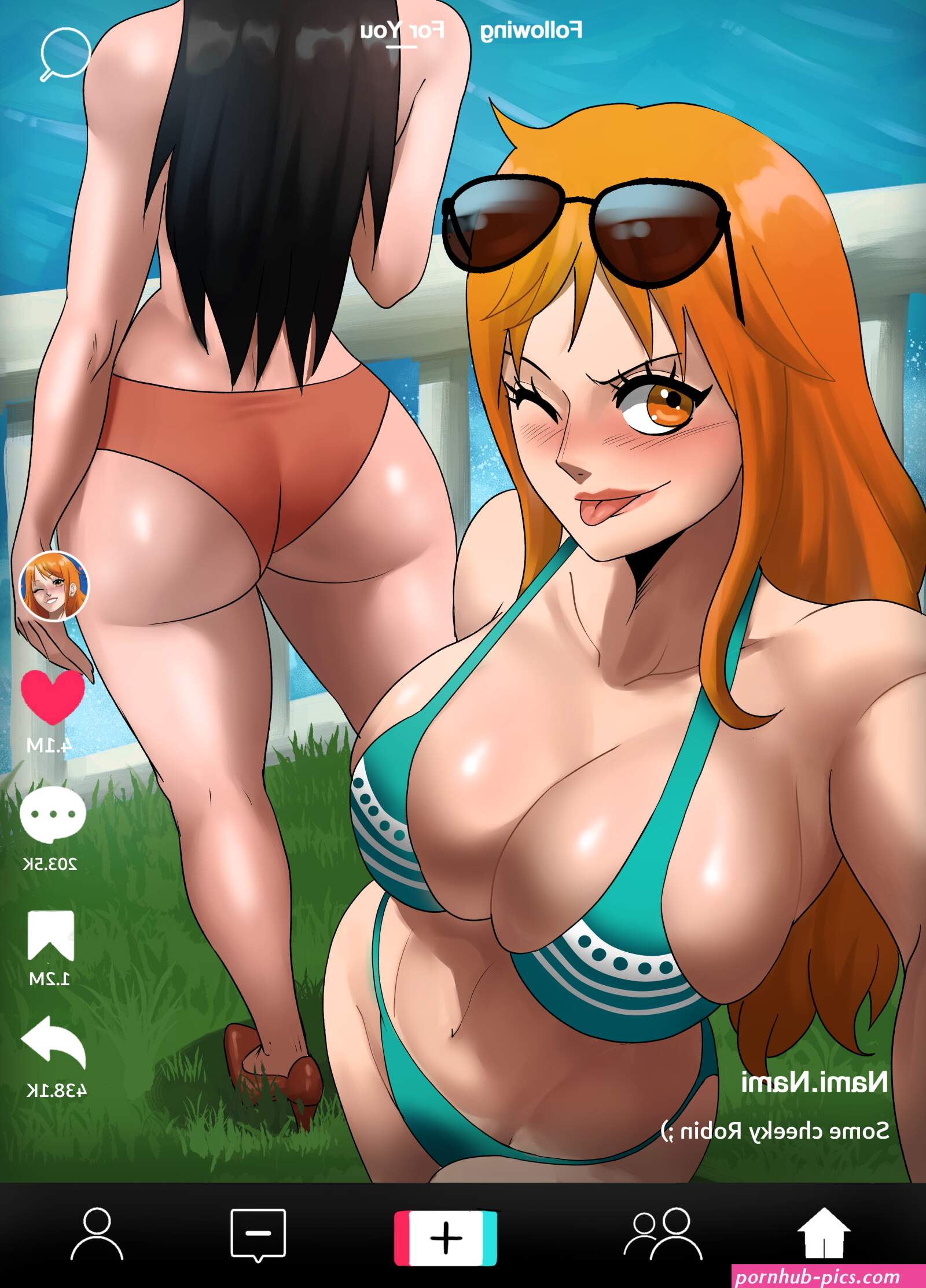 Nami and Nico Robin
