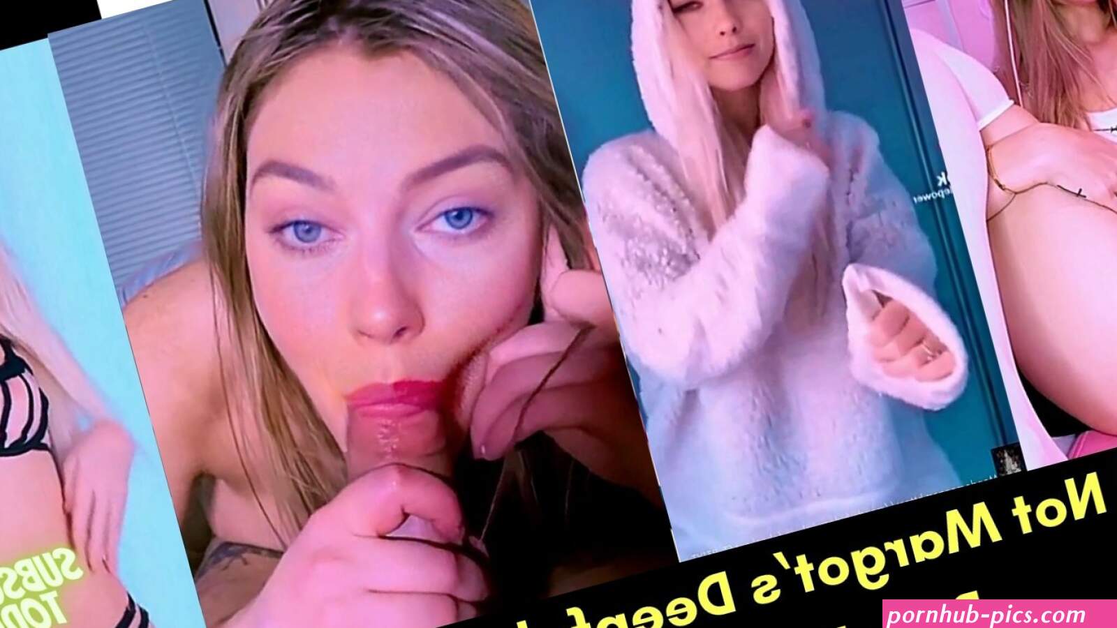 Not Margot Robbie is Porn Barbie in the TikTok BugsBunny XXX Challenge Full
