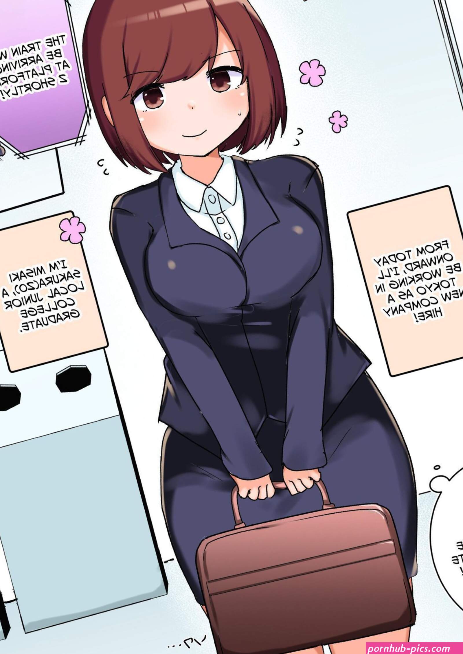 Sexual Harassment OK! Women-only Groping Carriage Rookie OLs Lesbian Corruption comic porn
