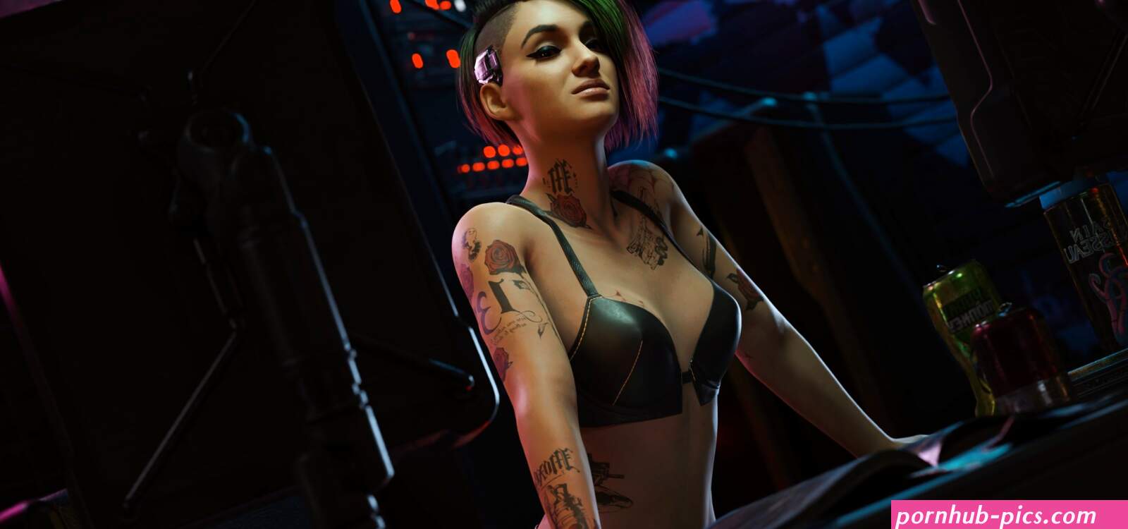 cyberpunk women Cyberpunk 2077 Judy Alvarez 3840x1800