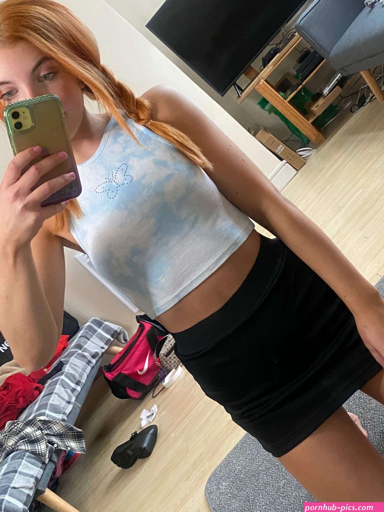 Post Swipe to undress me... by littlereddoll from OnlyFans