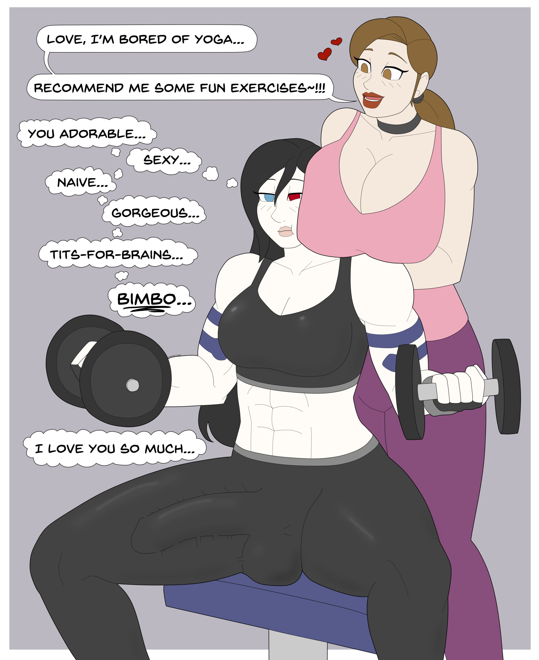 GabbyCeles Exercising Futa by athorment on Newgrounds