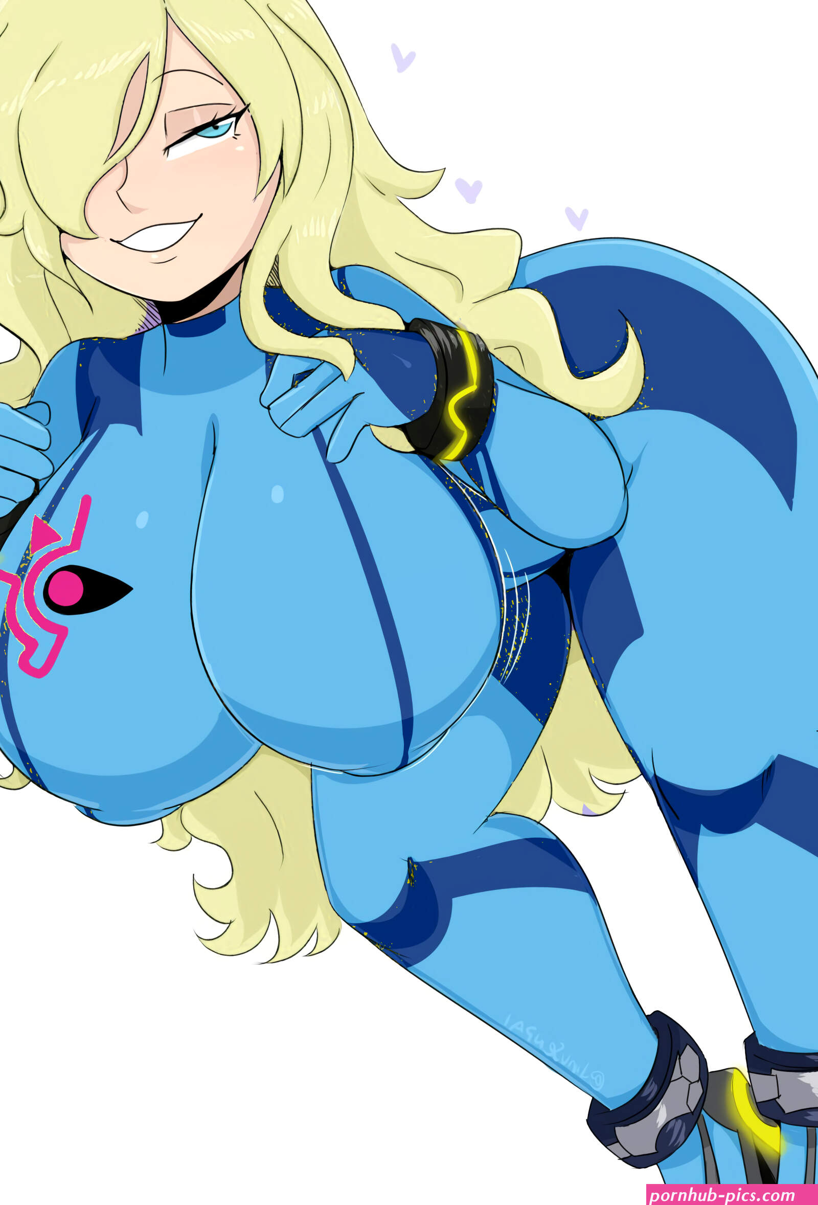 Zero Suit Camilla with Samus Hair and Eyes by JustafunGUY23 -- Fur Affinity dot net