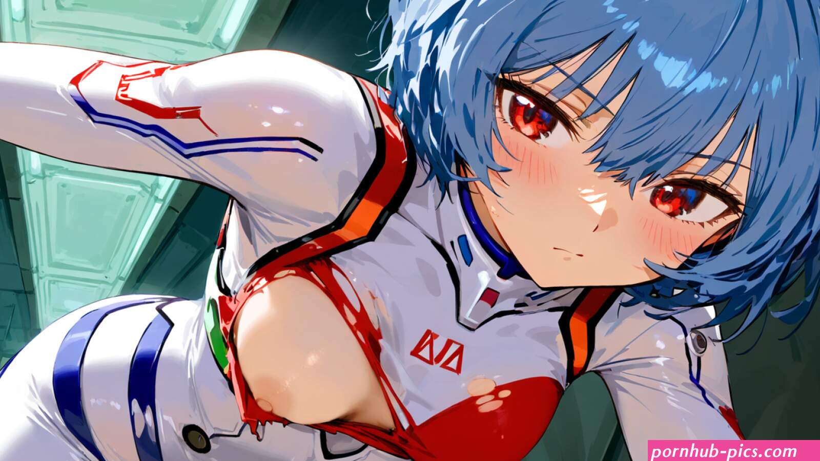 ayanami rei neon genesis evangelion generated by evakuator using t-illunai3
