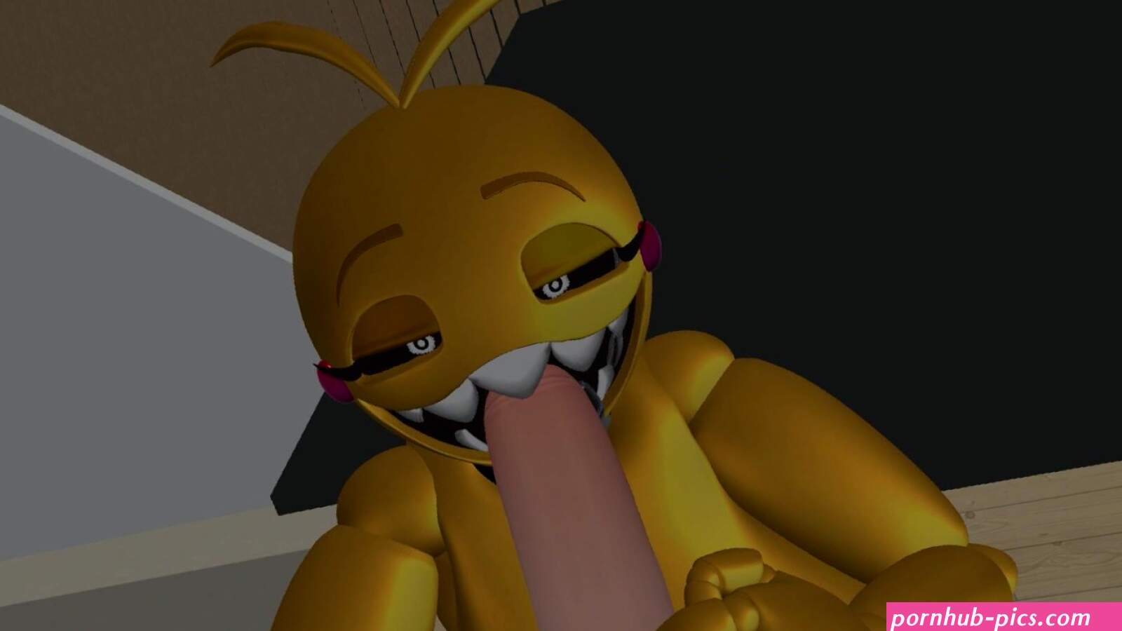 Toy chica blowjob