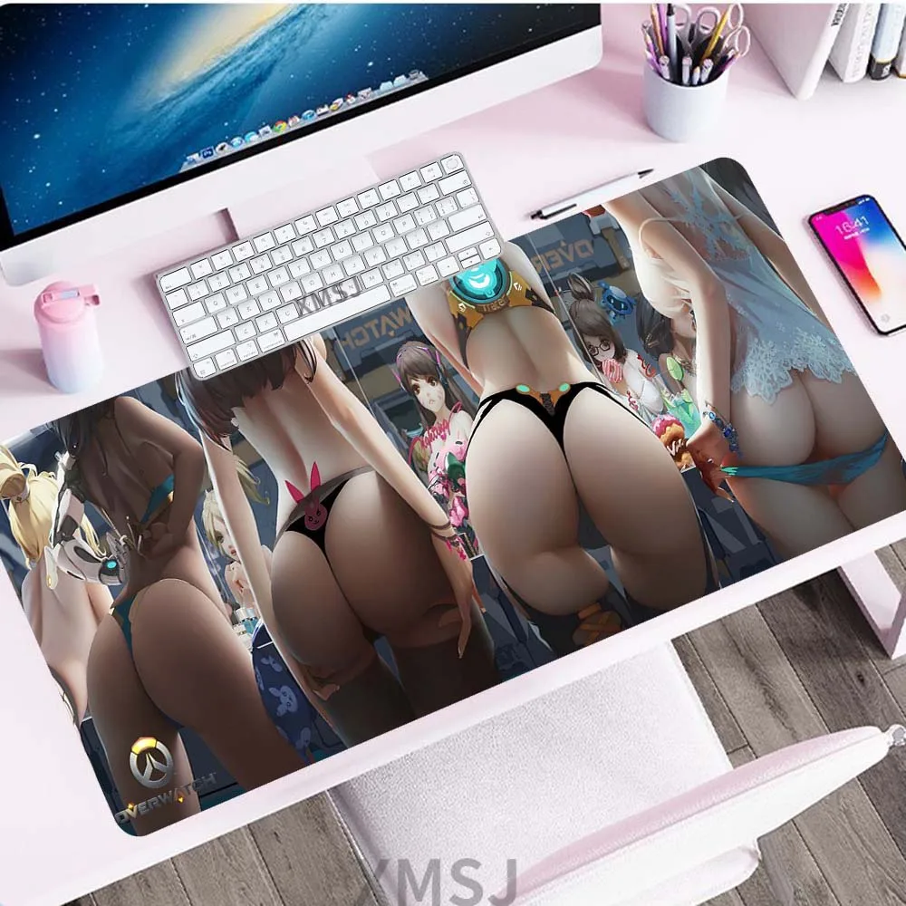 Big Ass Sexy Girls Large Mouse Pads Sexy Art Rubber Anime Mouse Pad Carpet Laptop Gamer Accessories Office Supplies Keyboard Pad