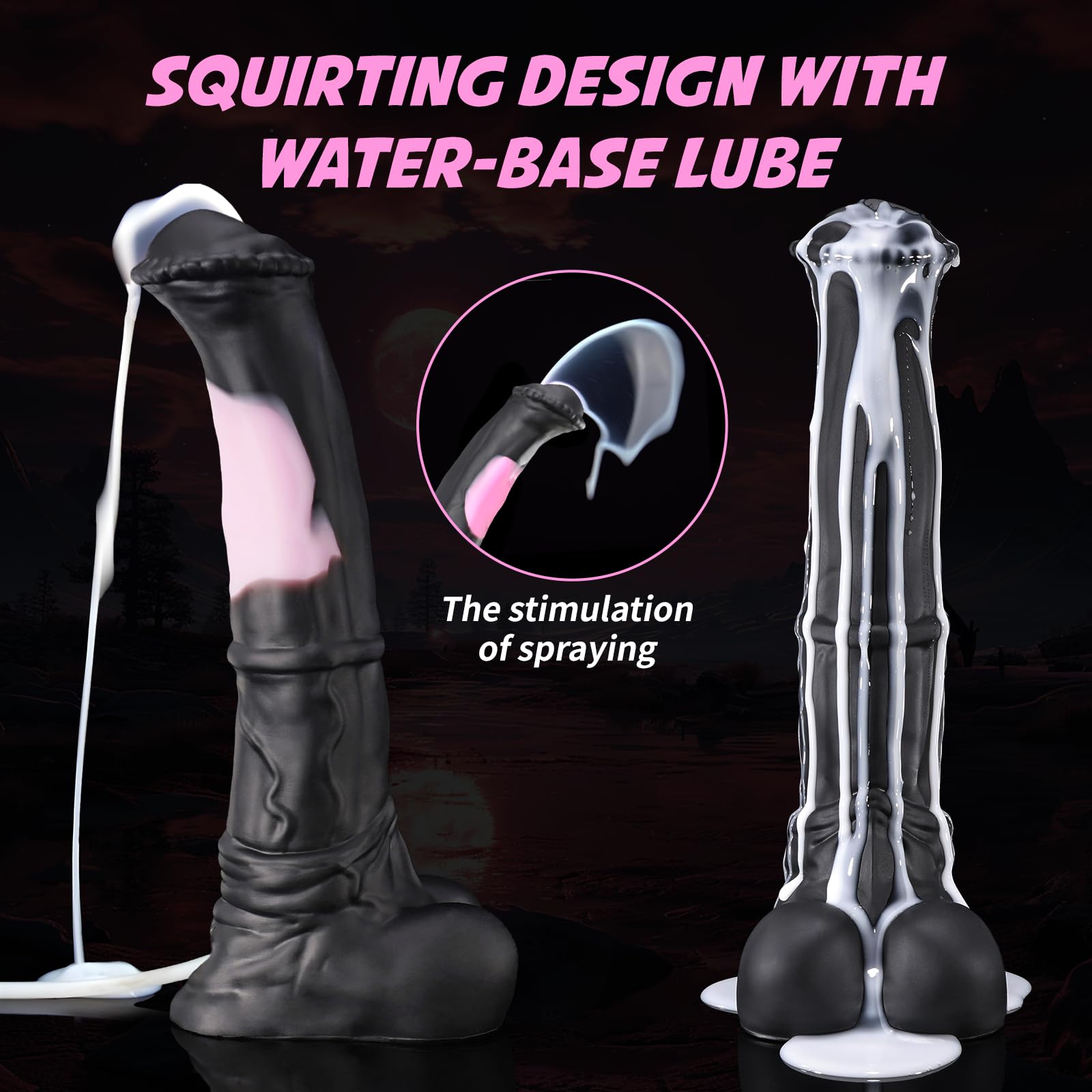 38 cm Nothosaur Conola Tube with Fantasy Animals Big Dildo Squirting Dildos with Suction Cup for Women Men Platinum Silicone Adult Animal Sex Toys Toys Big Butt Plug XXL : Amazon.de: