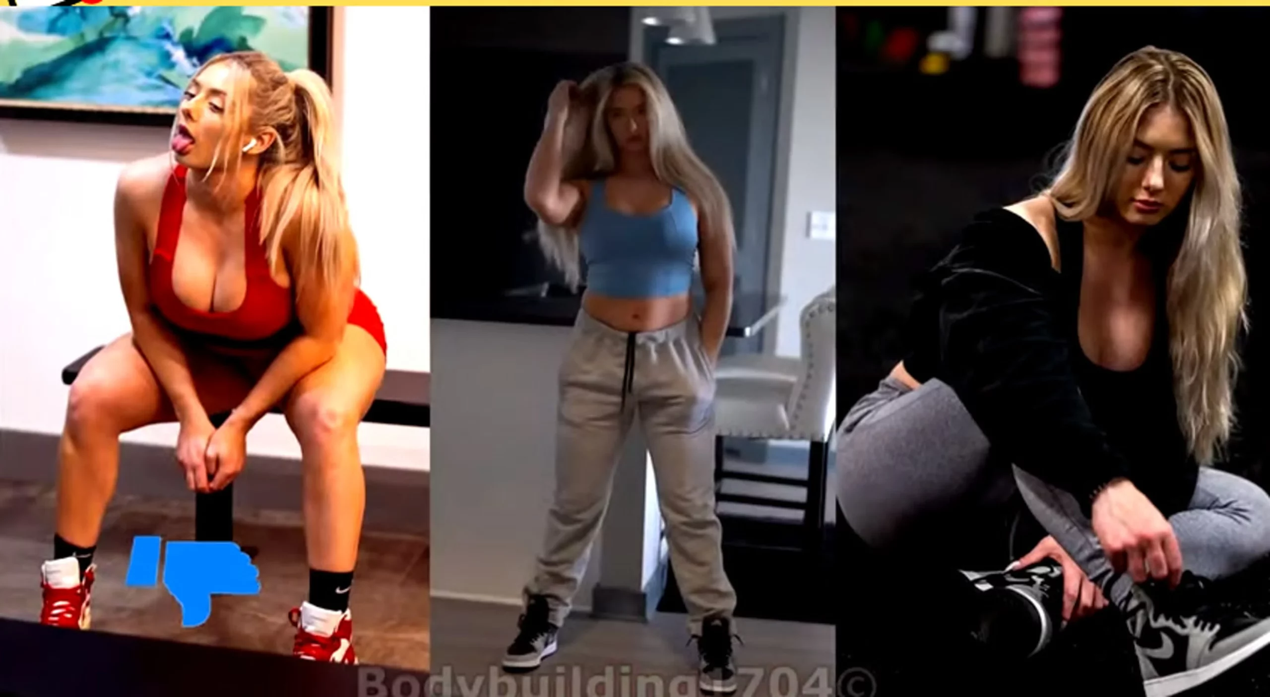 Miranda cohen incredible beautiful blue eyes fit blonde female fitness motivation 2022