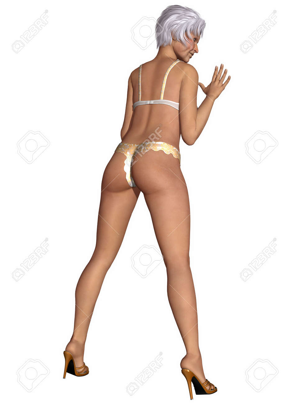 Sexy Granny With Lingerie Stock Photo Picture and Royalty Free Image. Image 9016042.