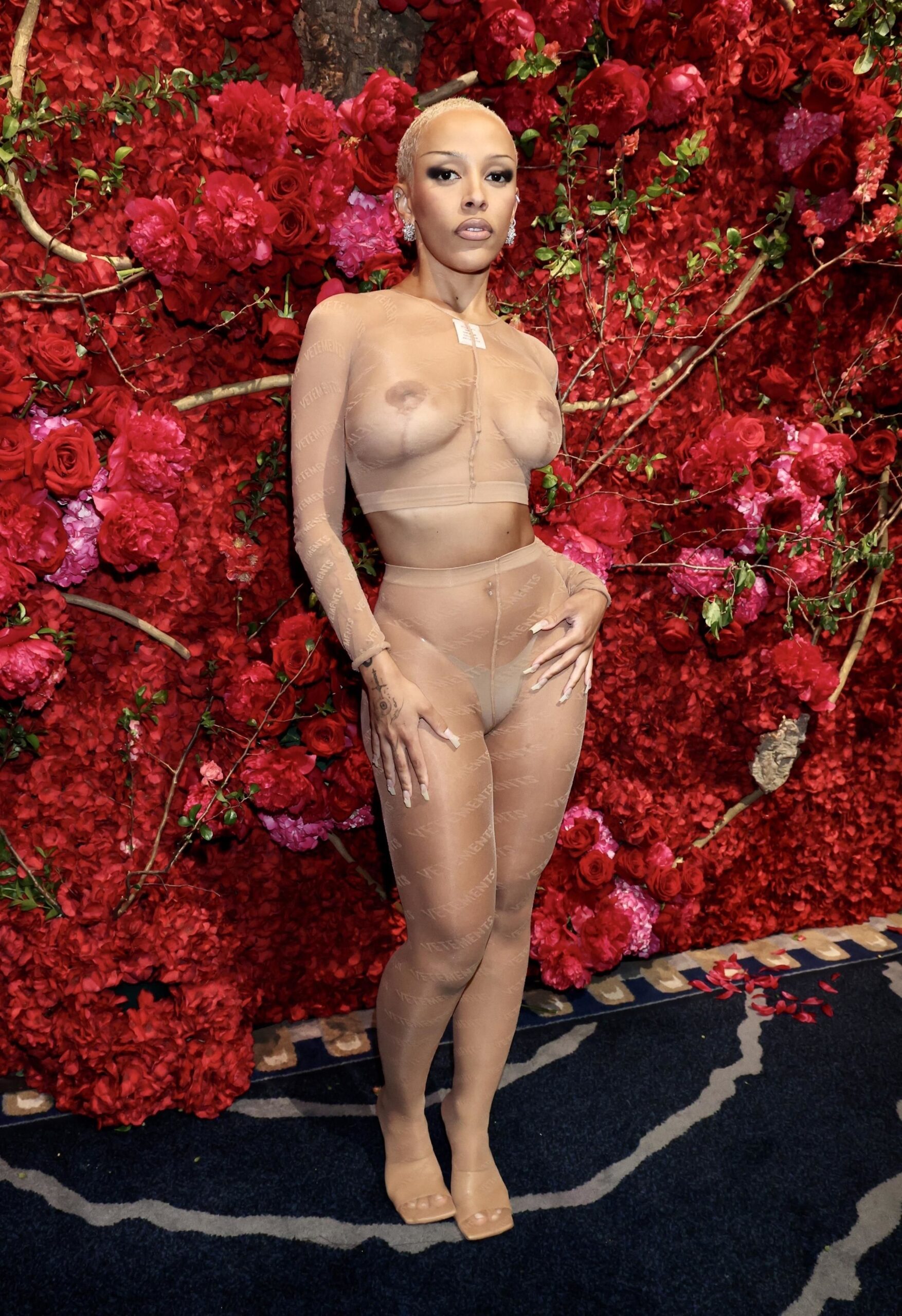 Doja Cat Wears Sheer Nude Shapewear to 2024 Met Gala After-Party