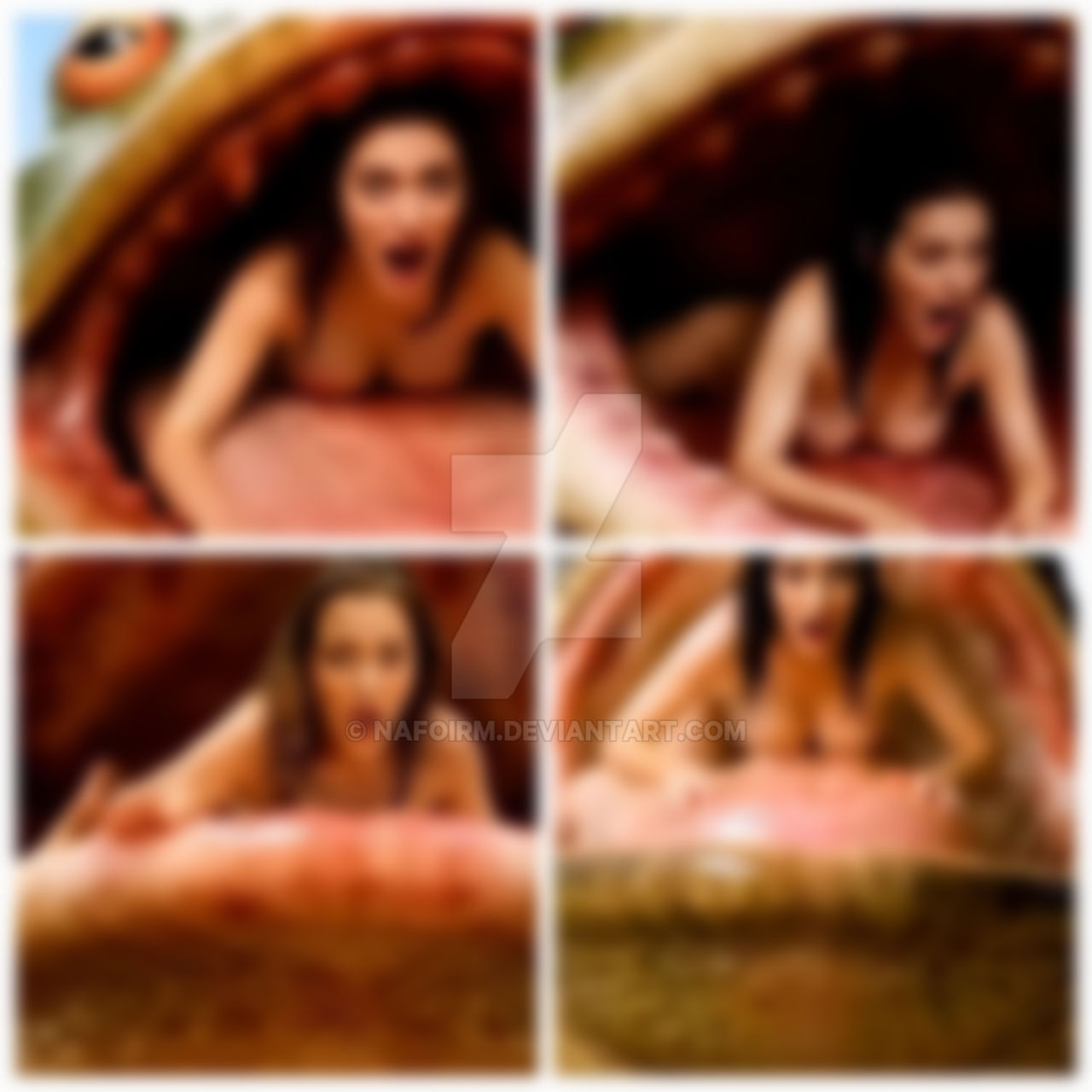 Frogs Swallowing Kat Dennings NUDE Set 2 by Nafoirm on DeviantArt