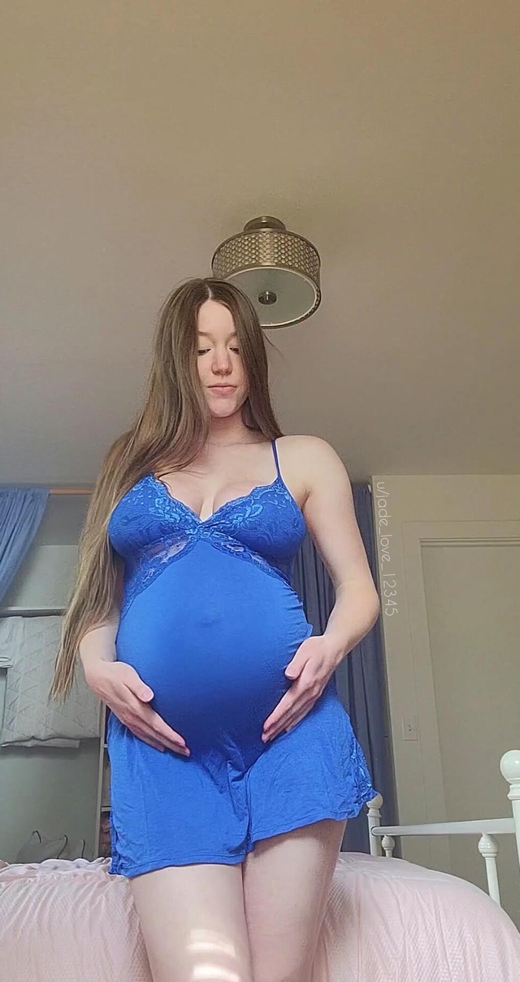 Am I sexy in this lingerie even with a pregnant belly?