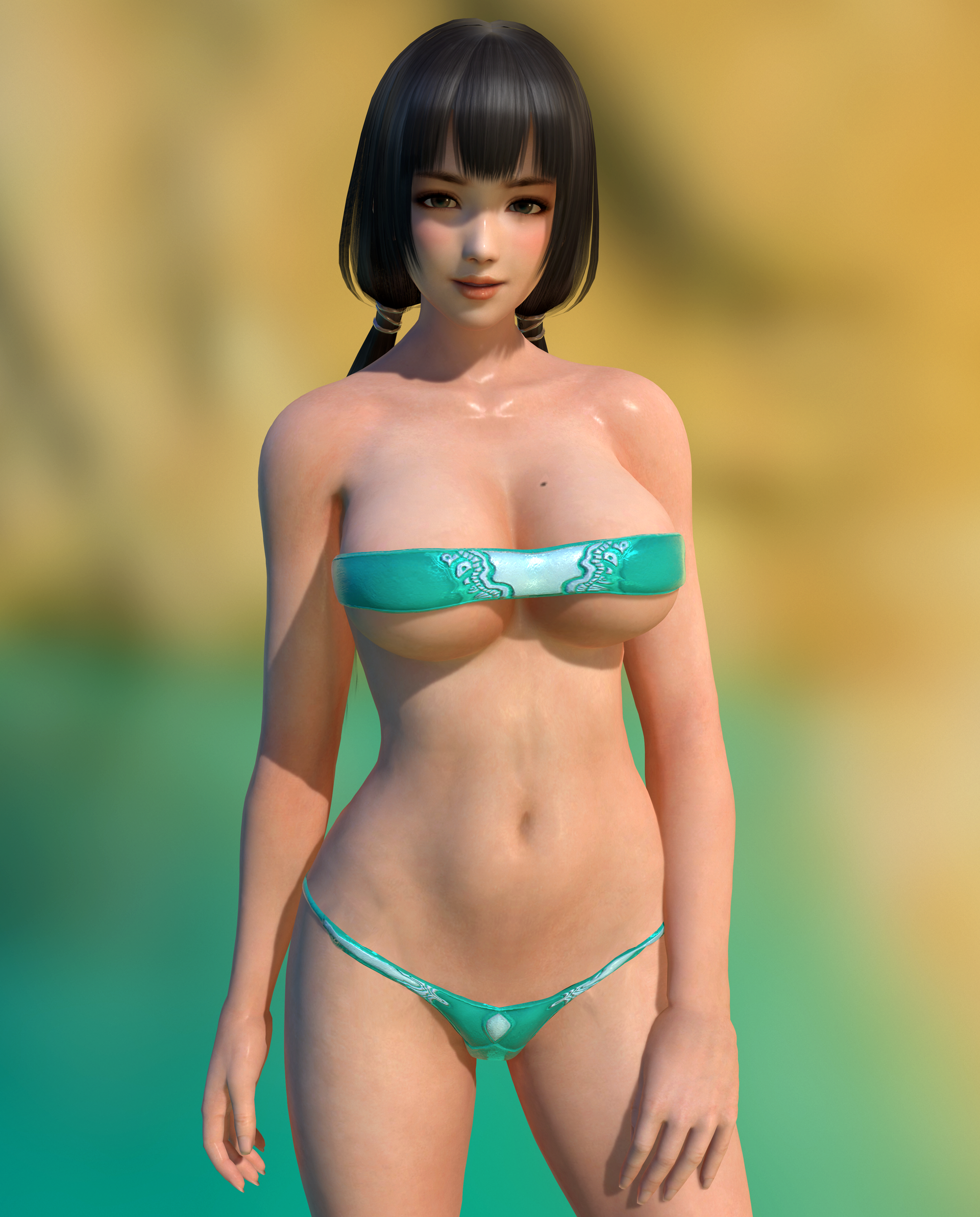 Wallpaper : 3D render model women doa big boobs 2000x2483