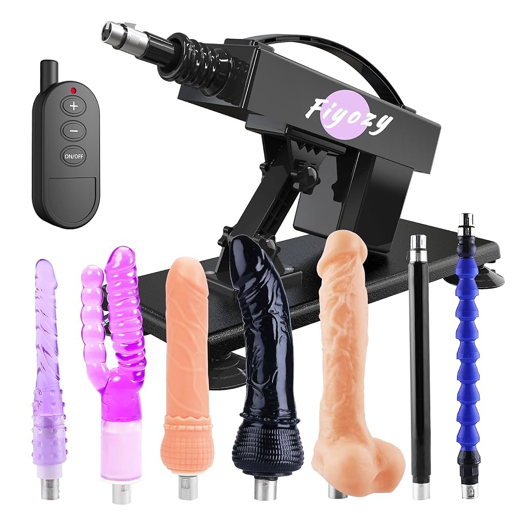 : Sex Machine Thrusting Dildo Machine with Remote Controller Automatic Fuck Machine with Realistic Dildos Anal Dildos Love Machine for Women with 7 Attachments Adult Sex ToysGames : Health Household