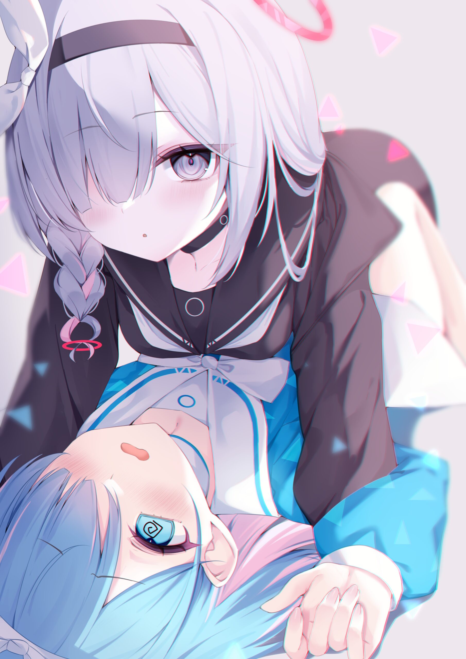 213 gou blue archive arona blue archive plana blue archive halo seifuku yuri