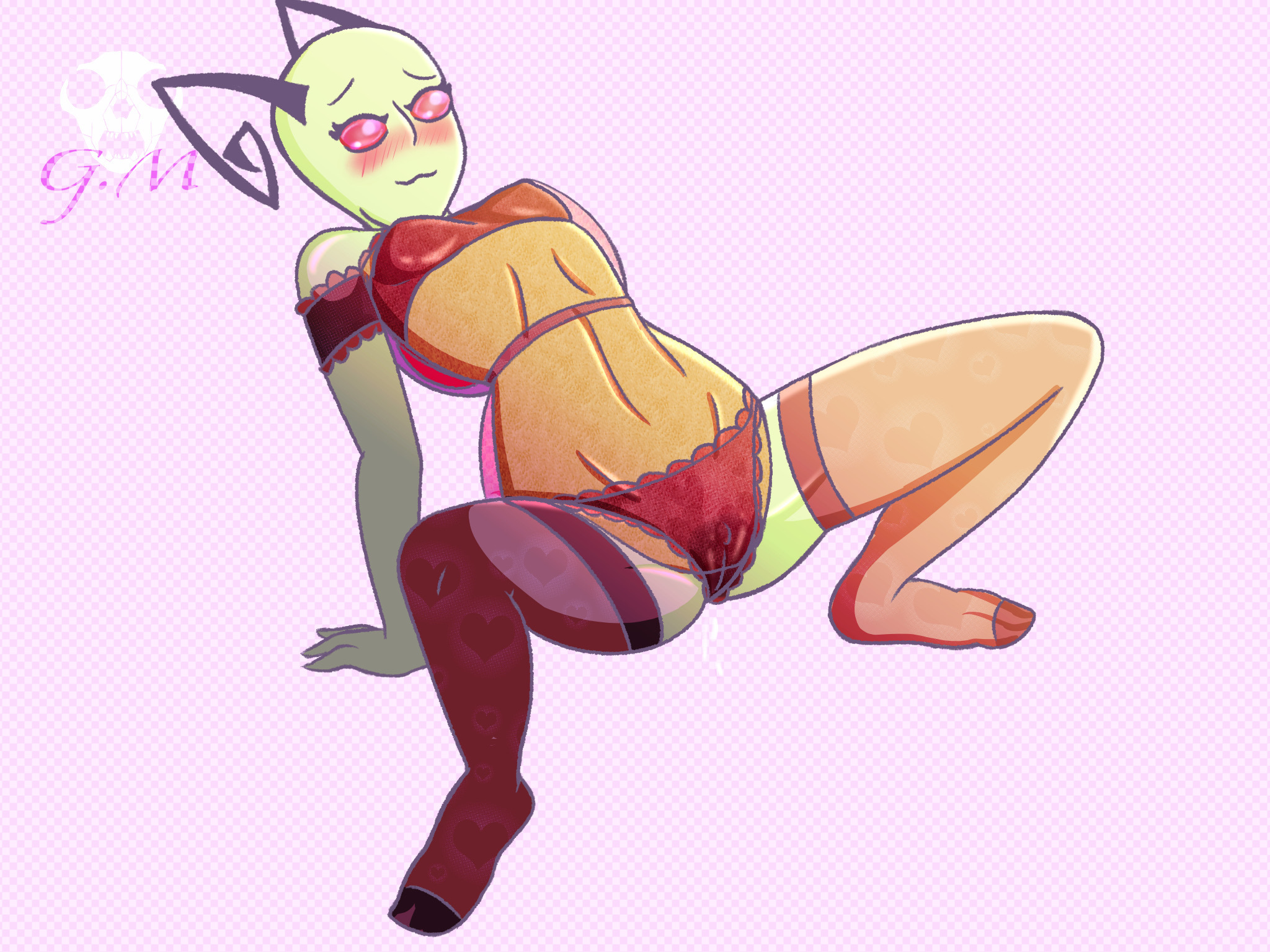 Invader Zim Tenn lingerie small collection 22 by GattoMultiversal on Newgrounds