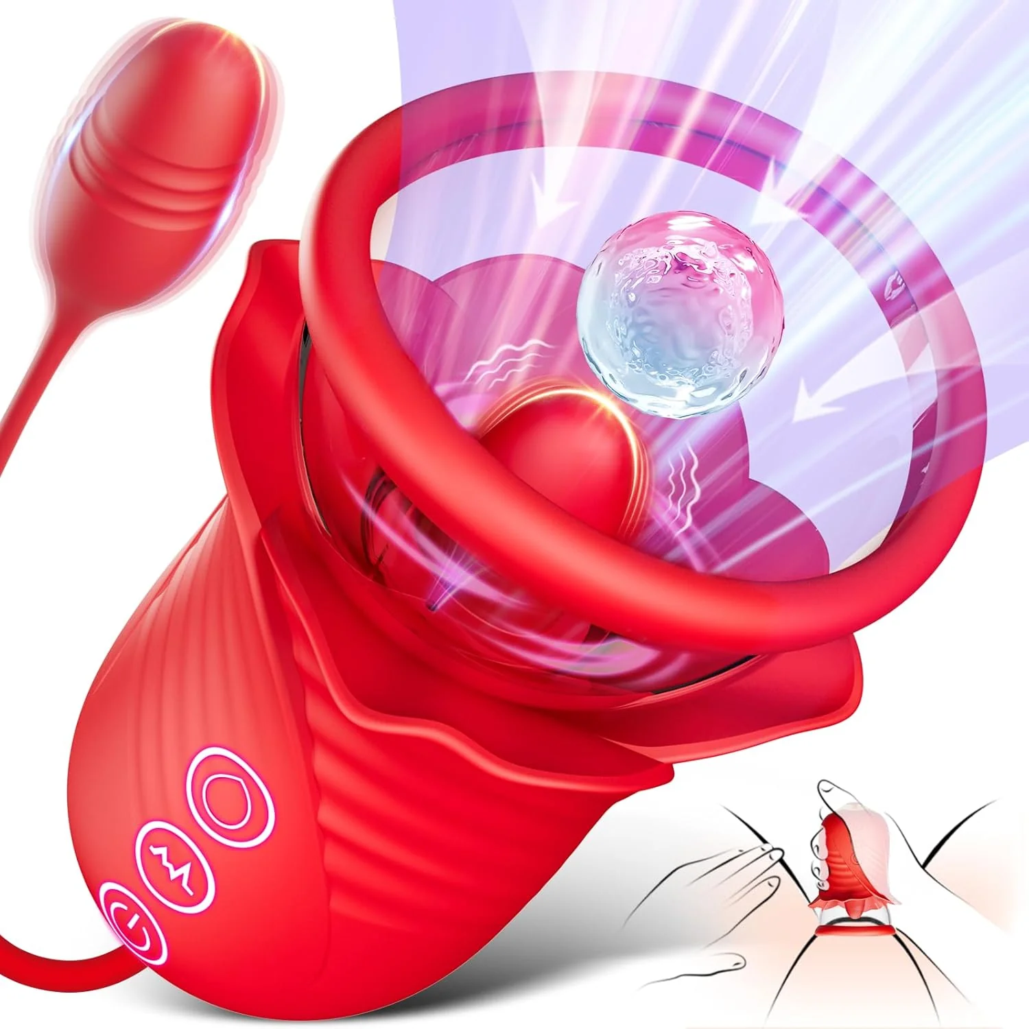 Vibrating Pussy Pump and Tongue Vibrator Kit