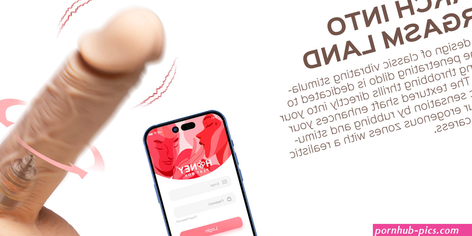 PAXTON App-Controlled Lifelike Vibrating Dildo With Suction Cup 8.5 Inch