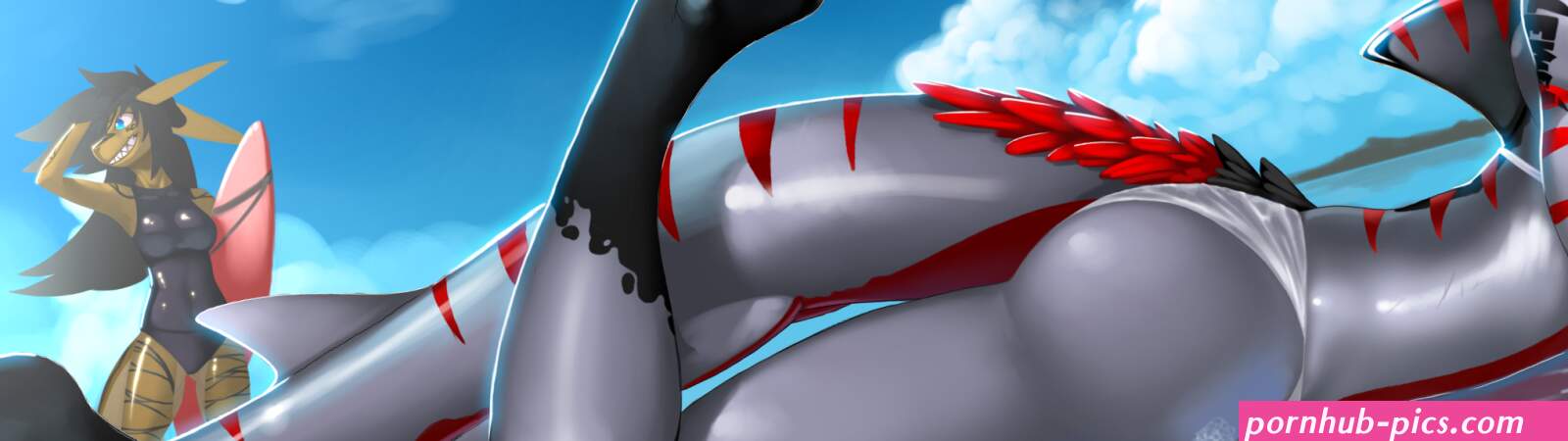 Anthro ass creature boobs furry birds fantasy art beach sea animals anime