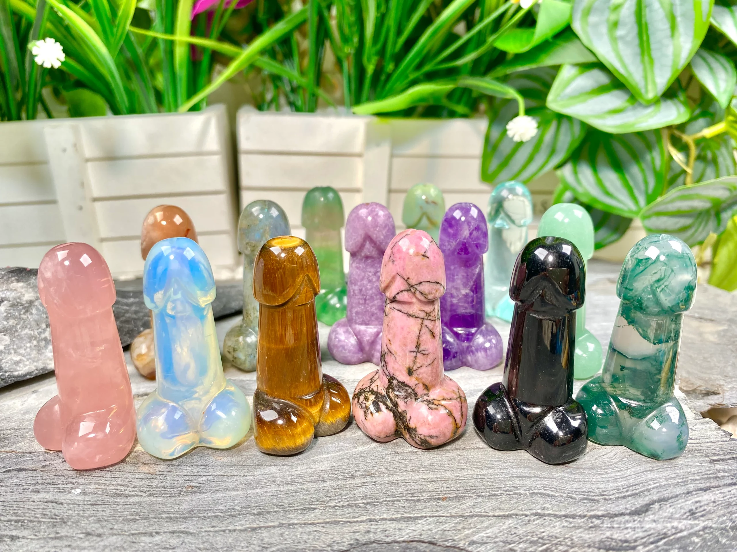 Stone dildo