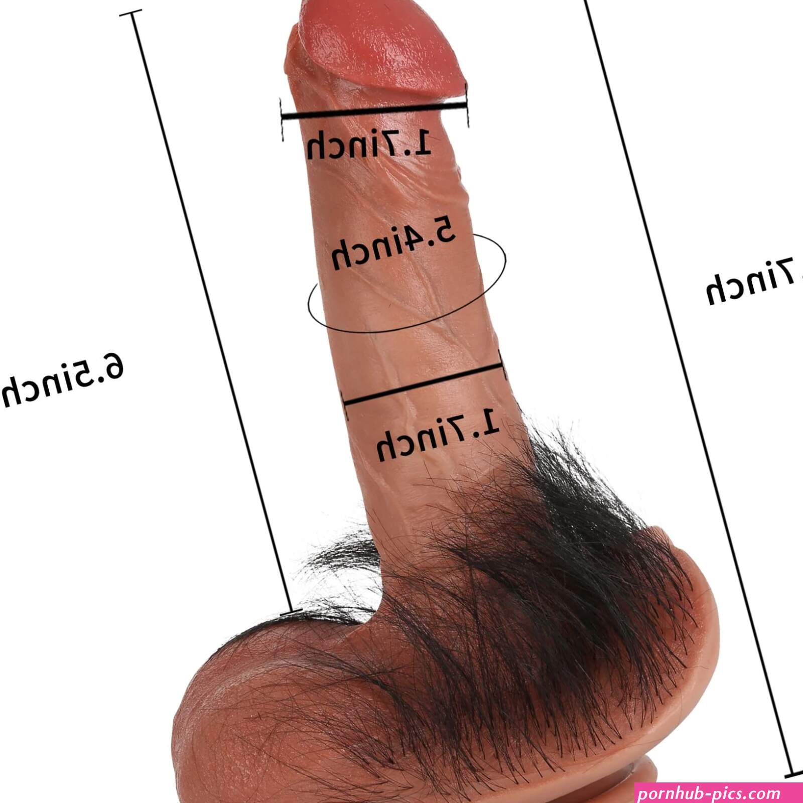 Furry Ultra Realistic Dildo With Hair Dildo With Ball